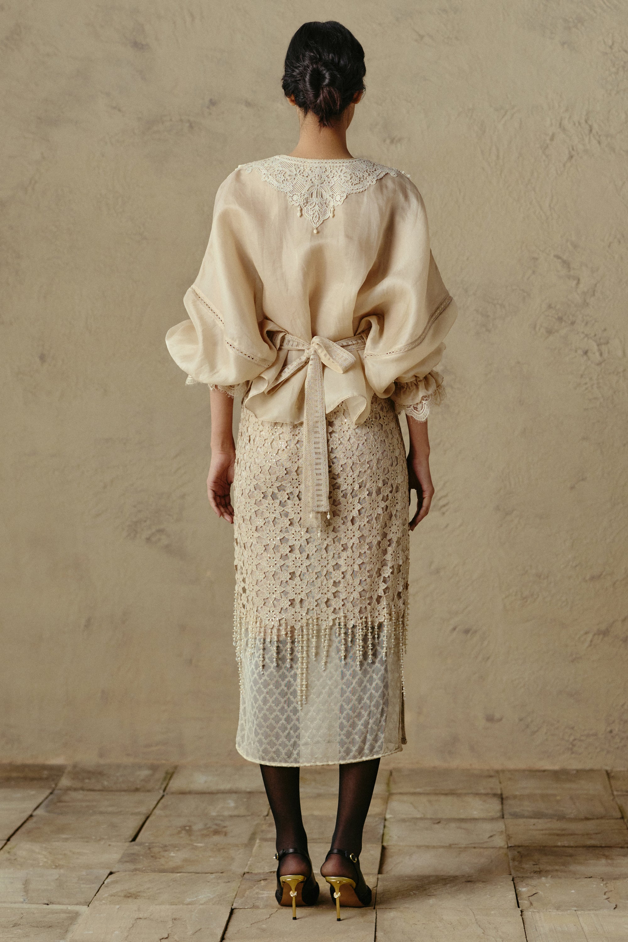 Tassel Kimono Top