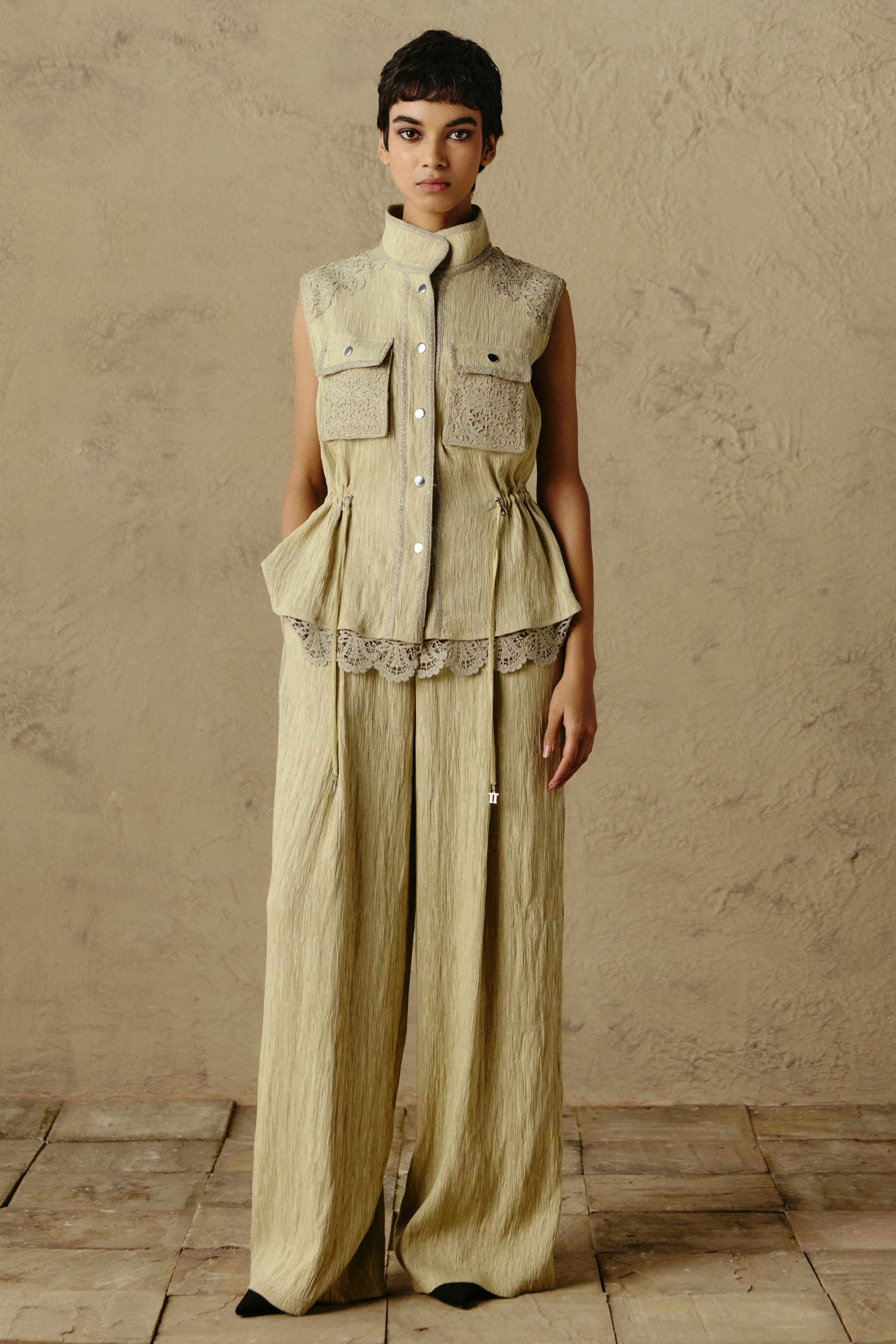 Voyager Lace Safari Jacket