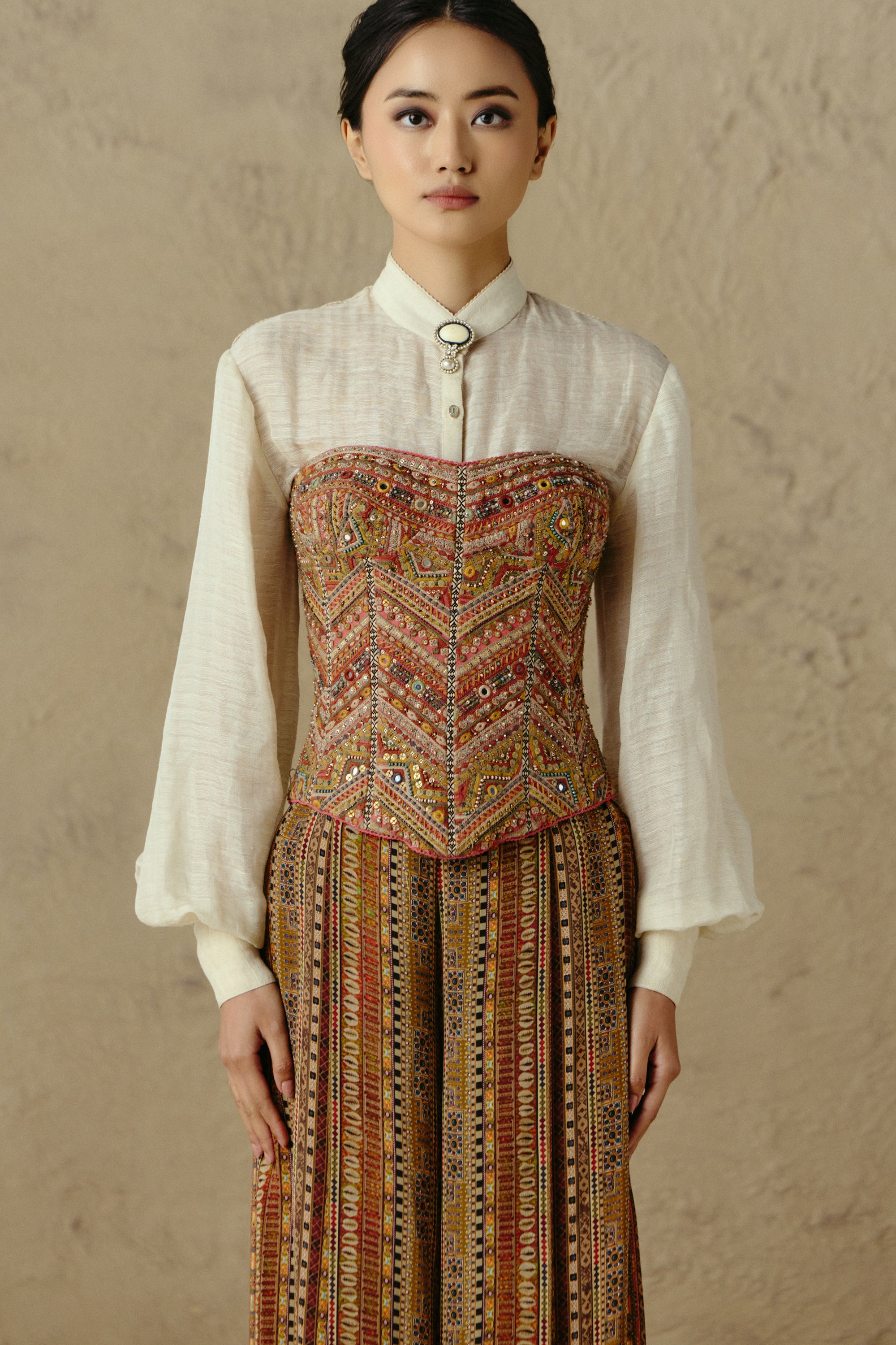 Rabari Chevron Corset