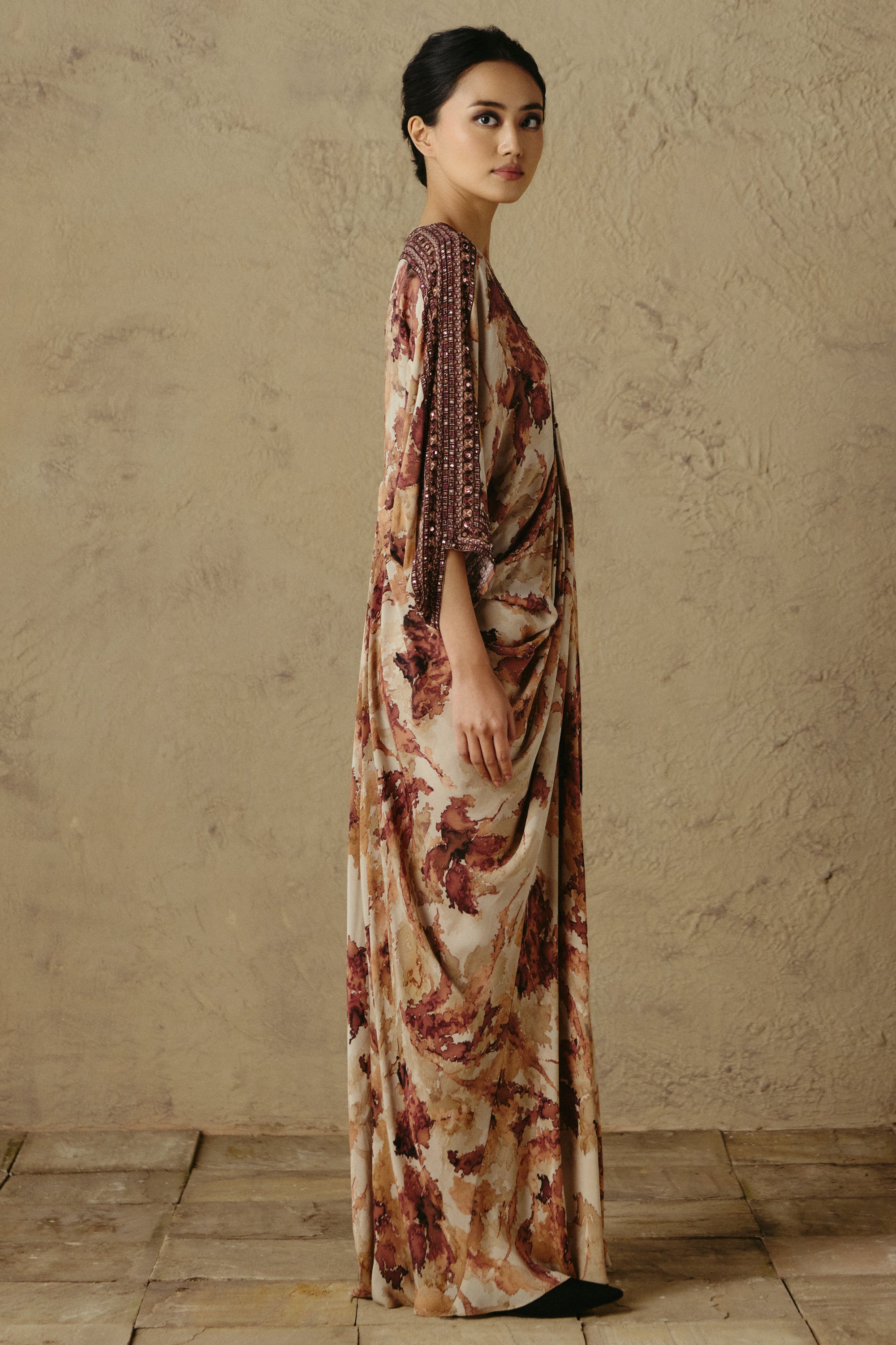 Floral Jewel Kaftan