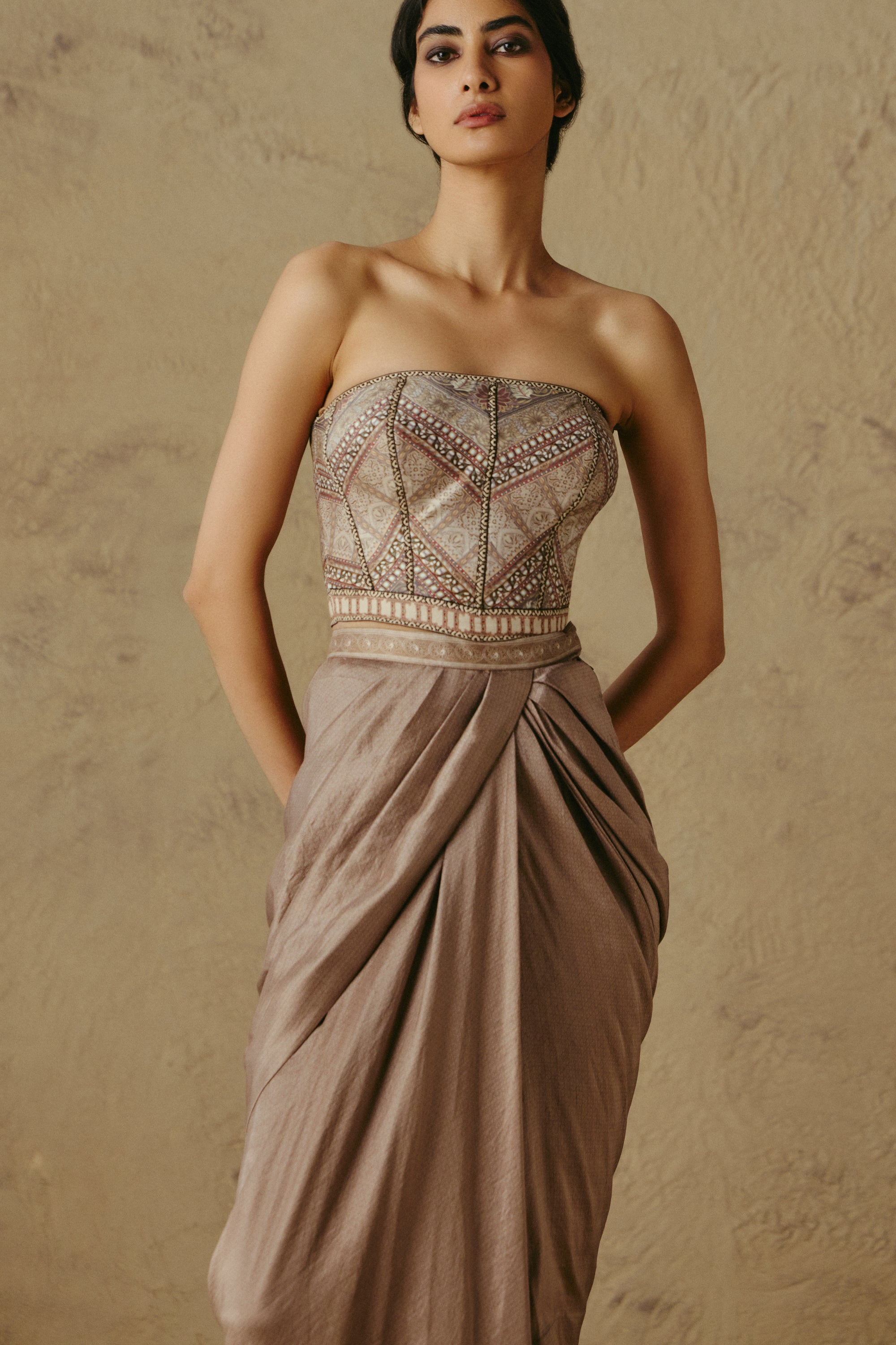 Pichwai Chevron Corset