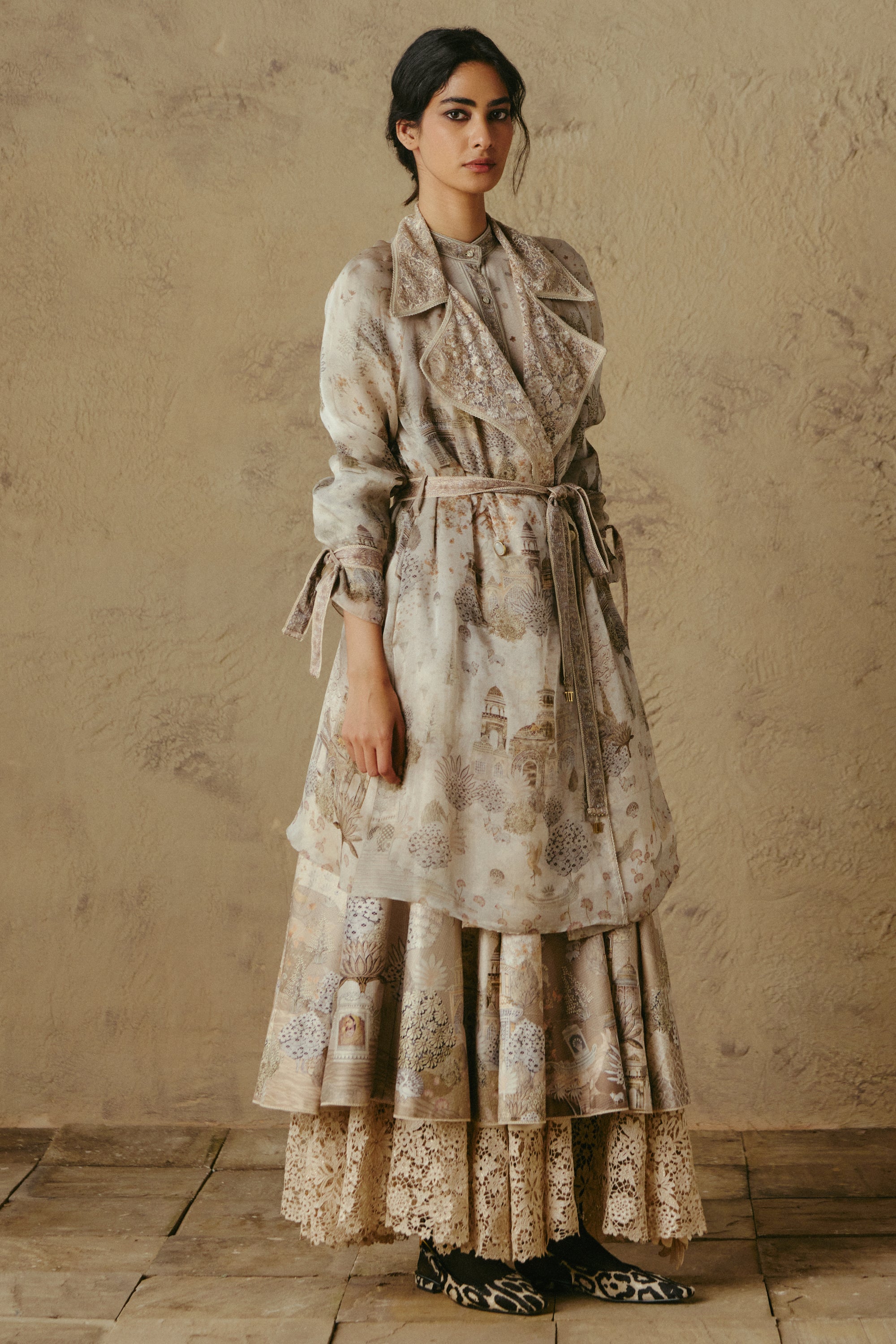 Pichwai Organza Jacket