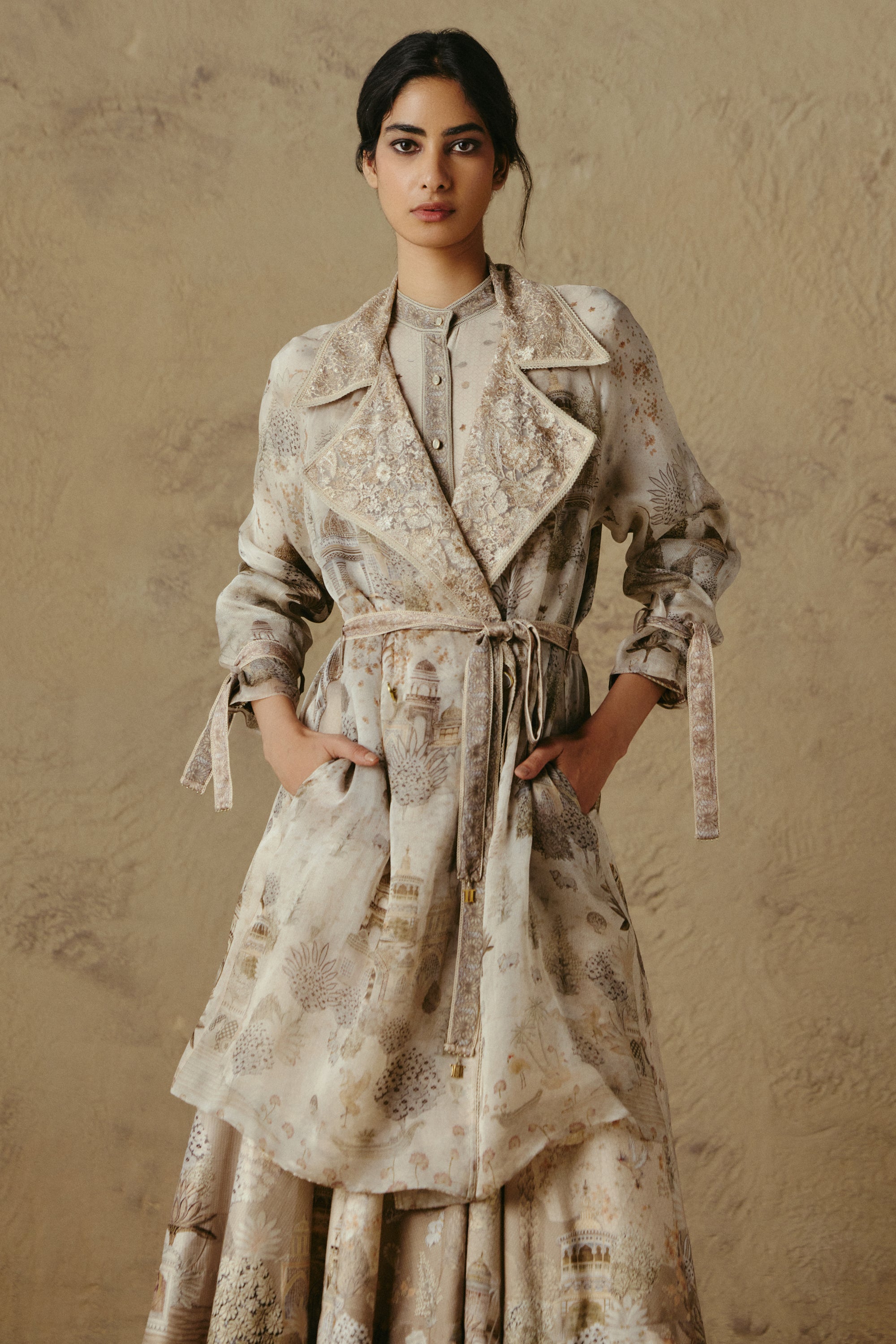 Pichwai Organza Jacket