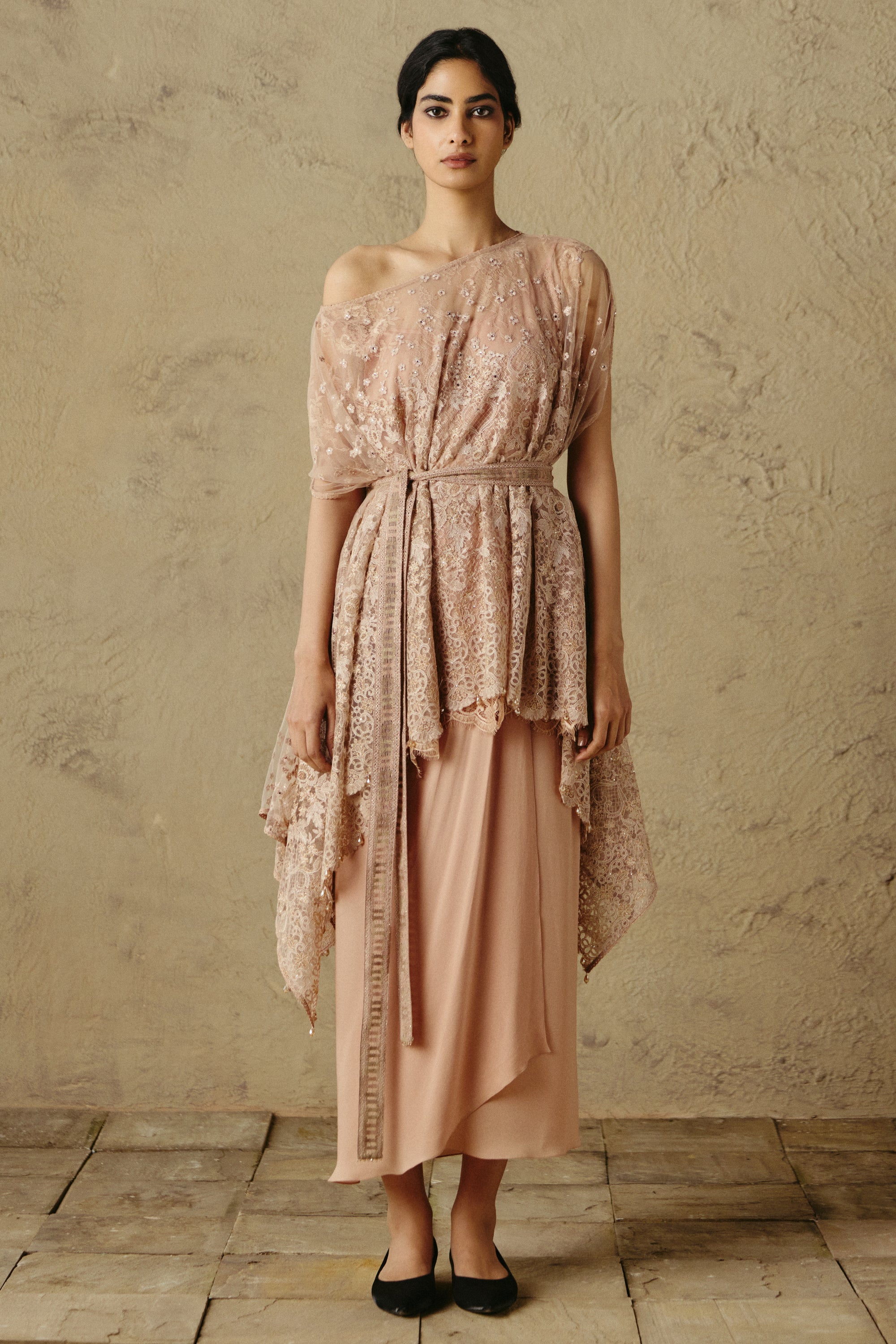 Diamond Drape Top