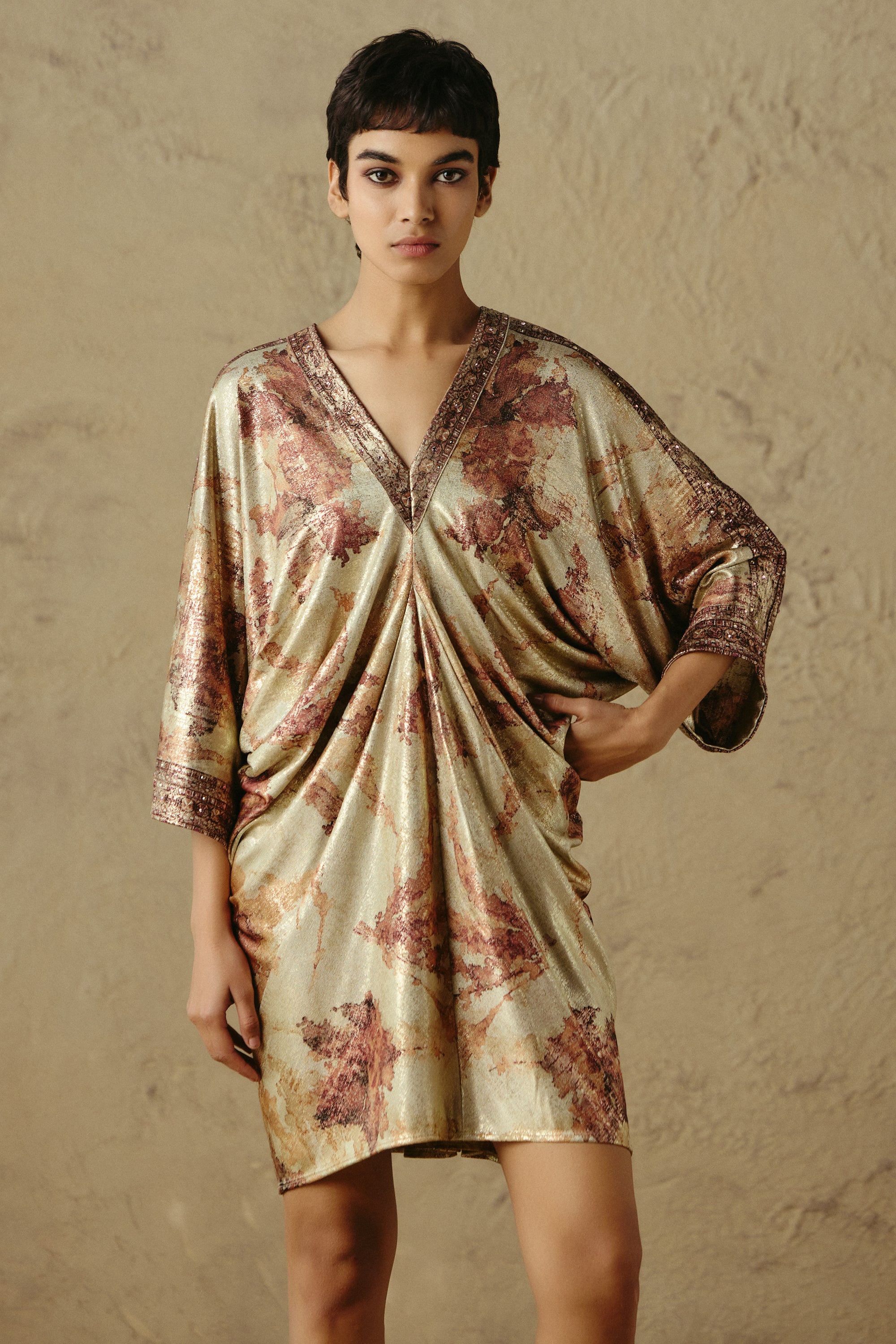 Jewel Border Tunic Dress
