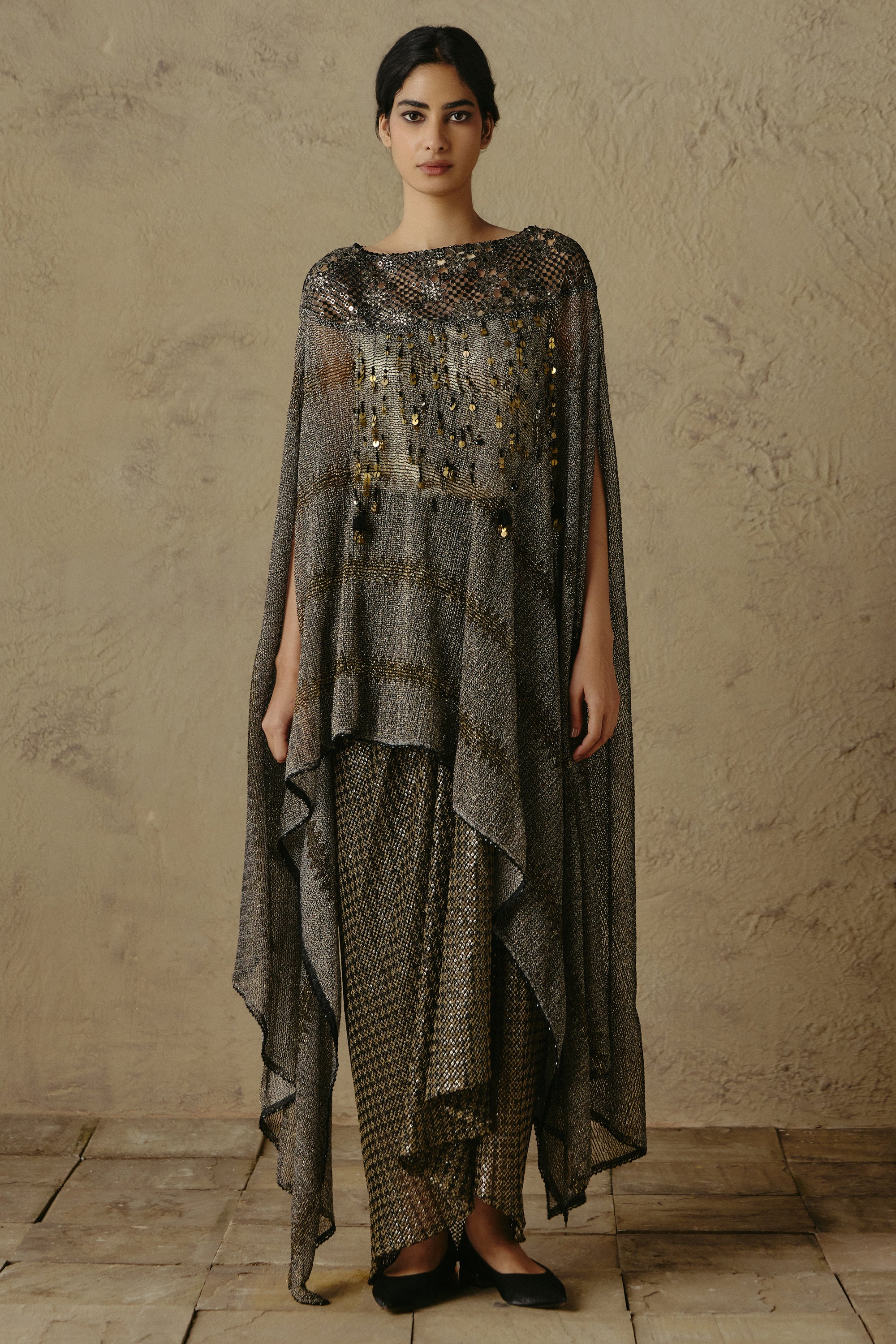Tassel Cape Top