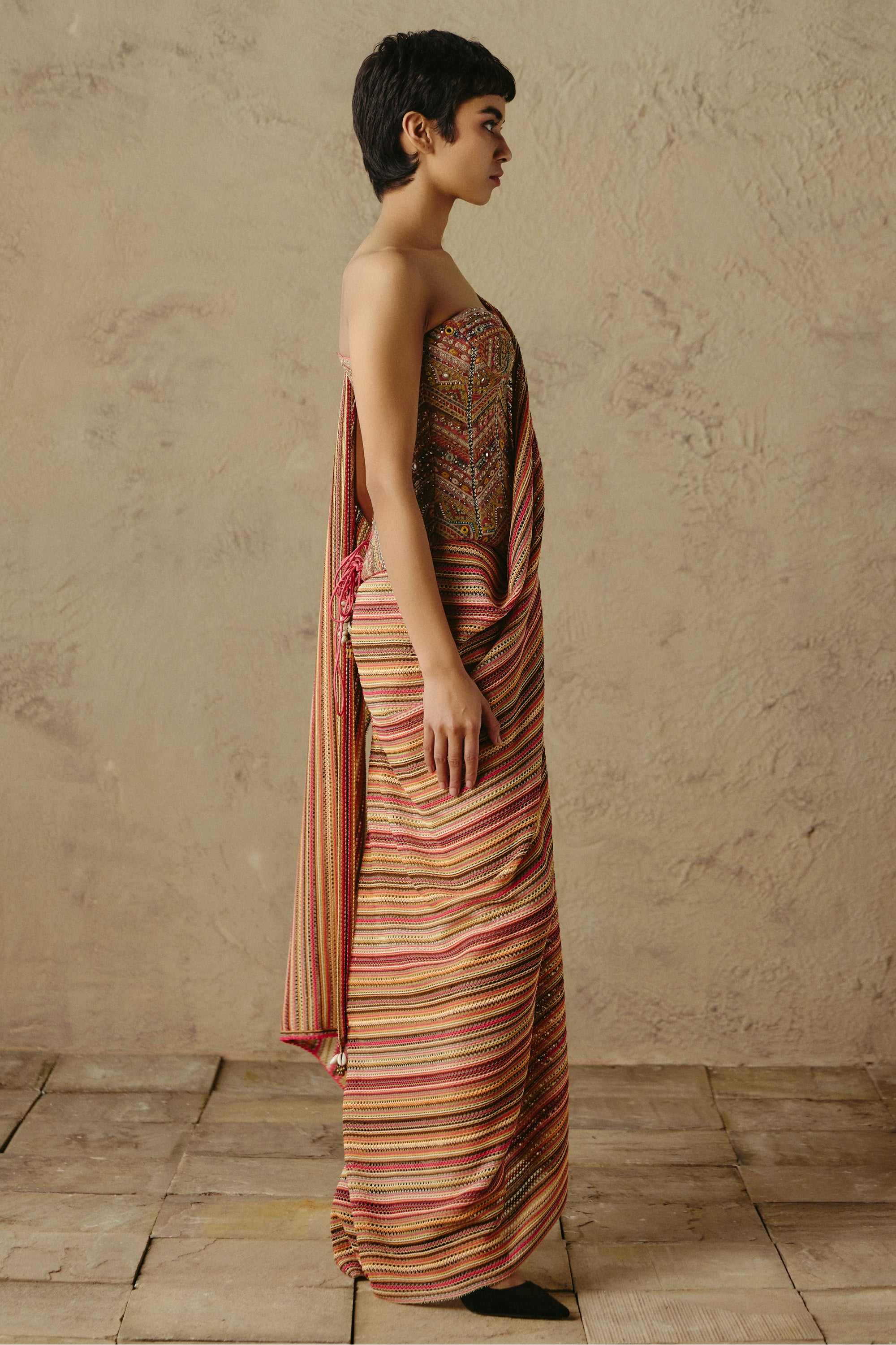 Crochet Concept Saree