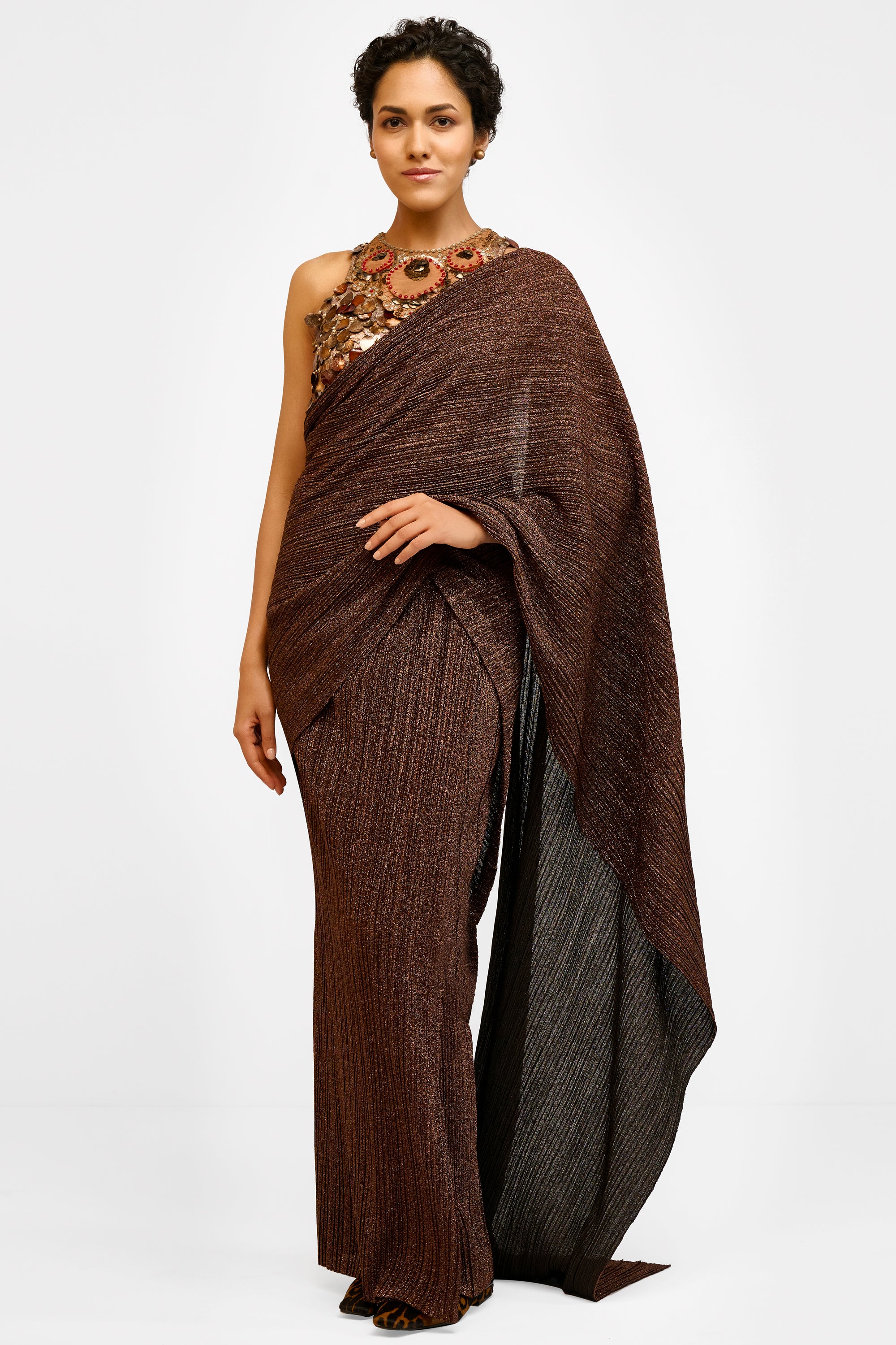 Crinkled Concept Saree