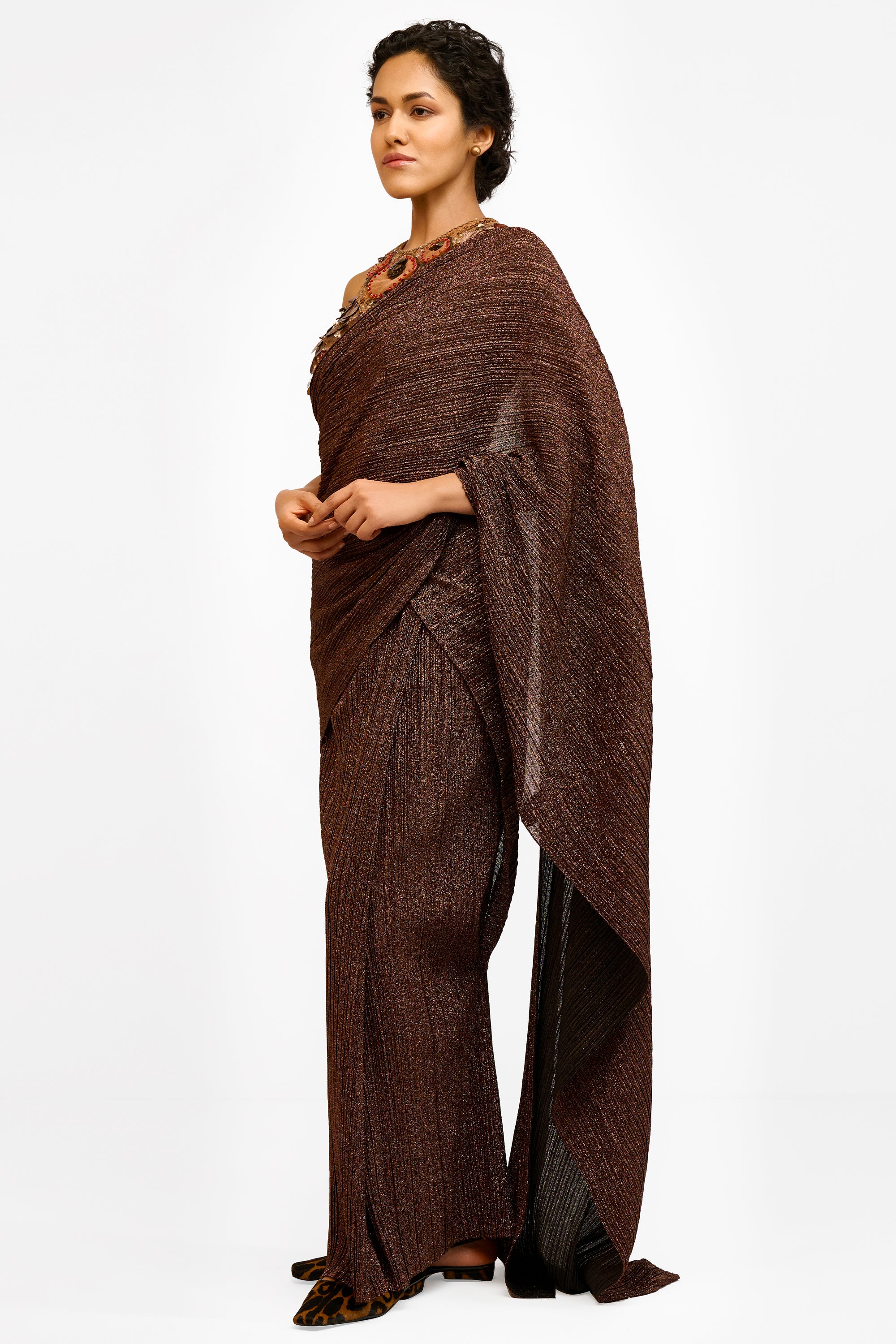 Crinkled Concept Saree