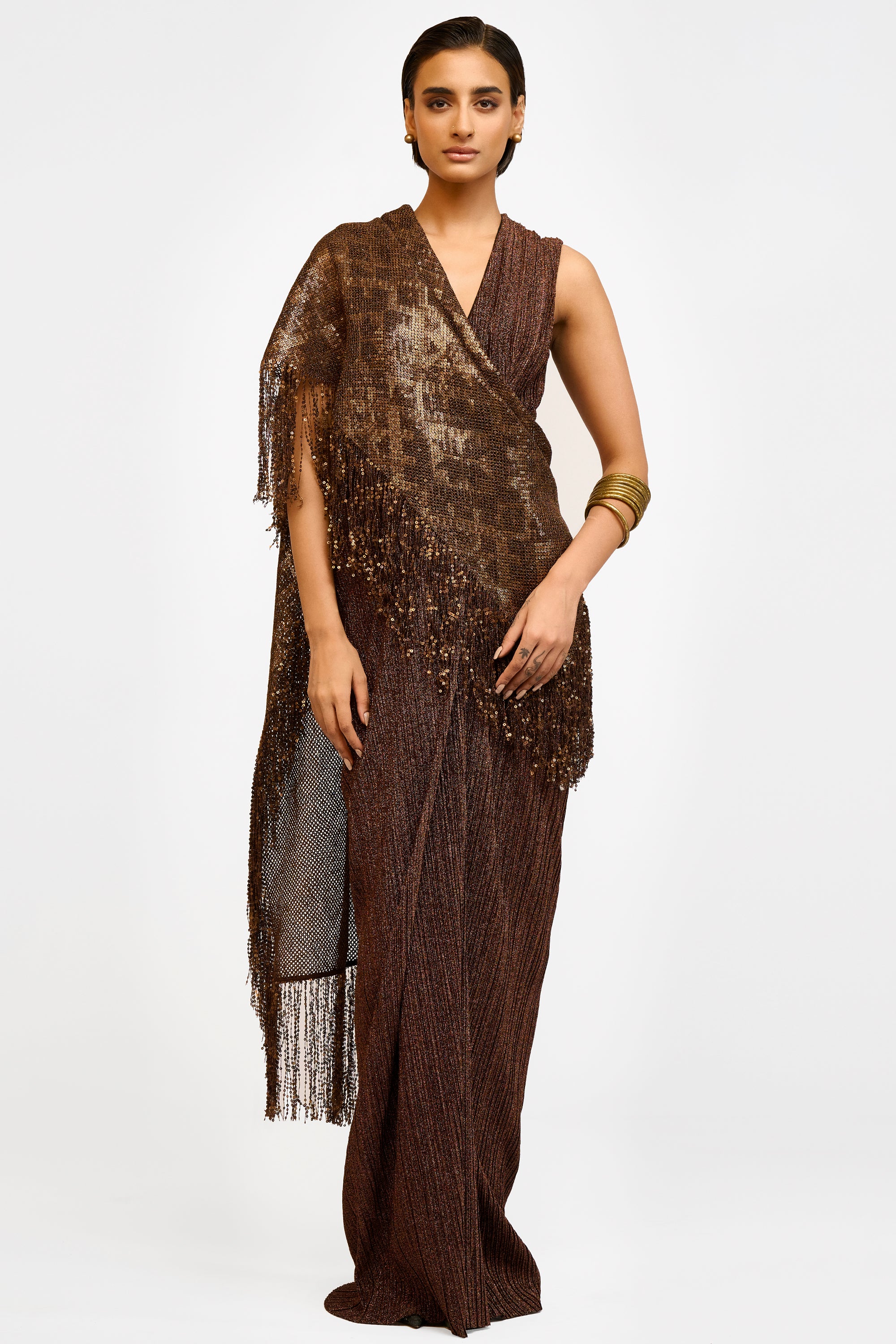 Crinkled Concept Saree