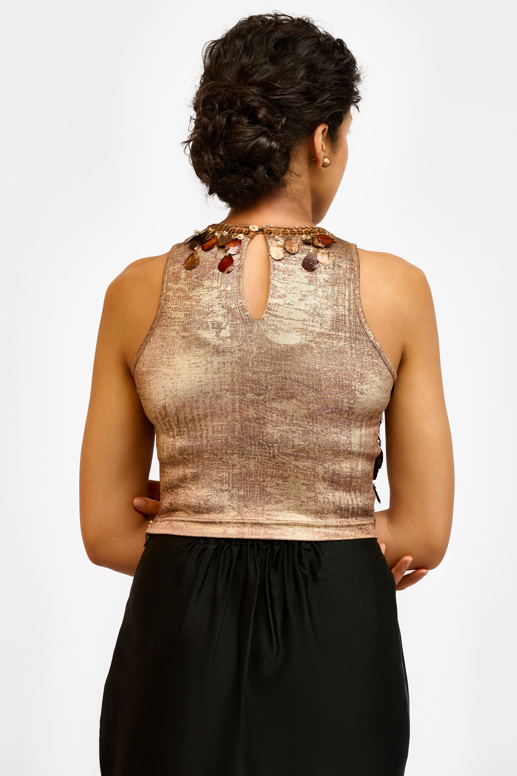 Embellished Foil T-Shirt
