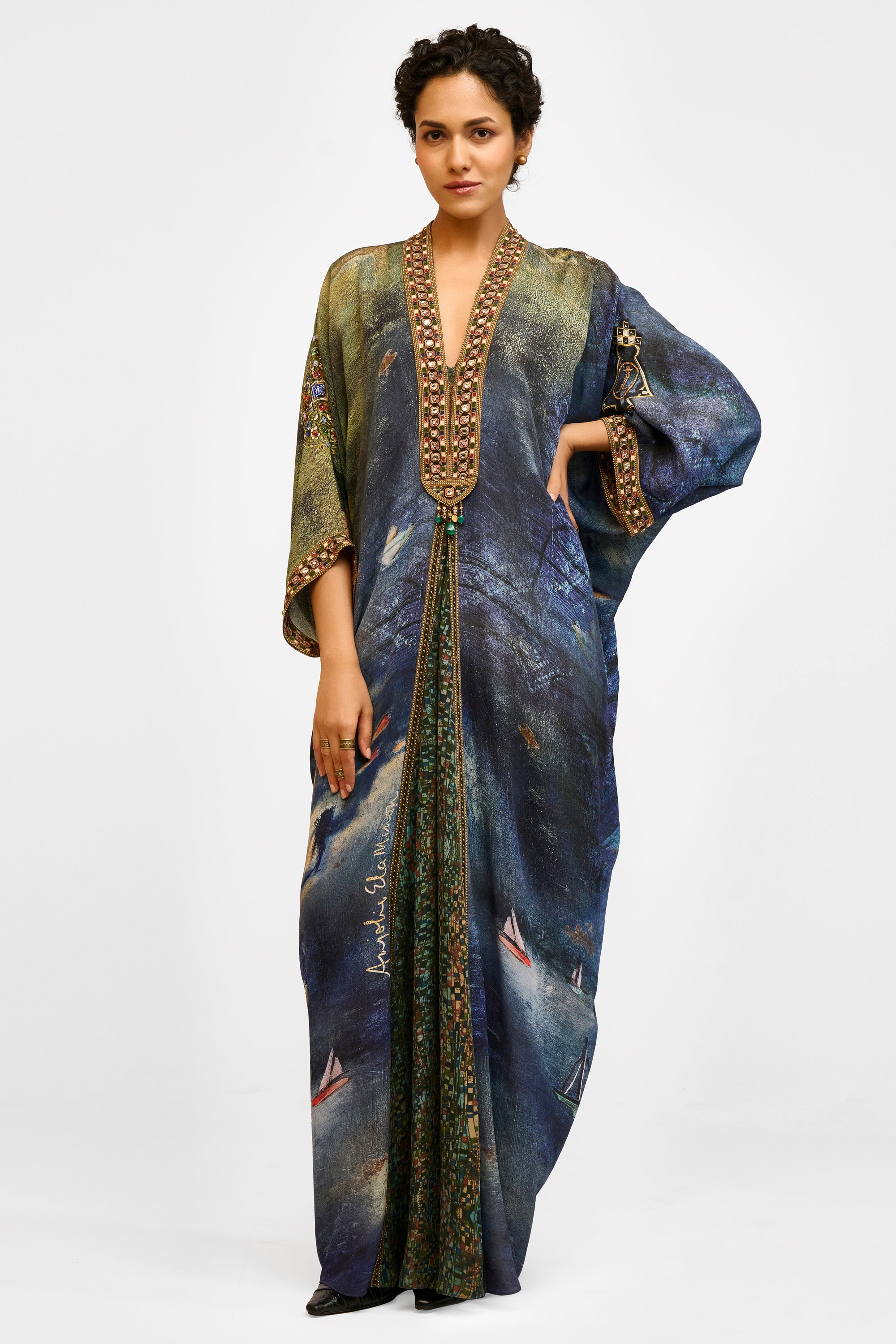 Crystal Georgette Kaftan