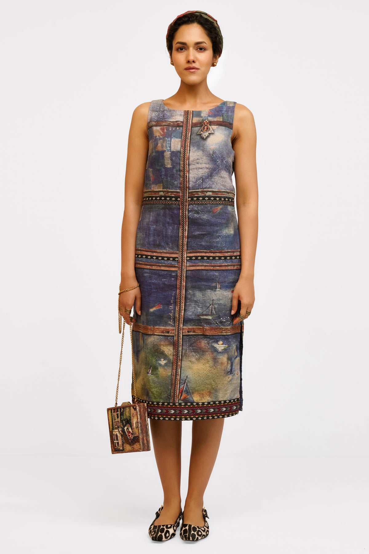 Linen Shift Dress