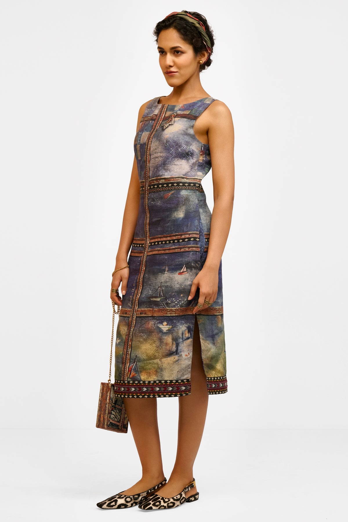 Linen Shift Dress