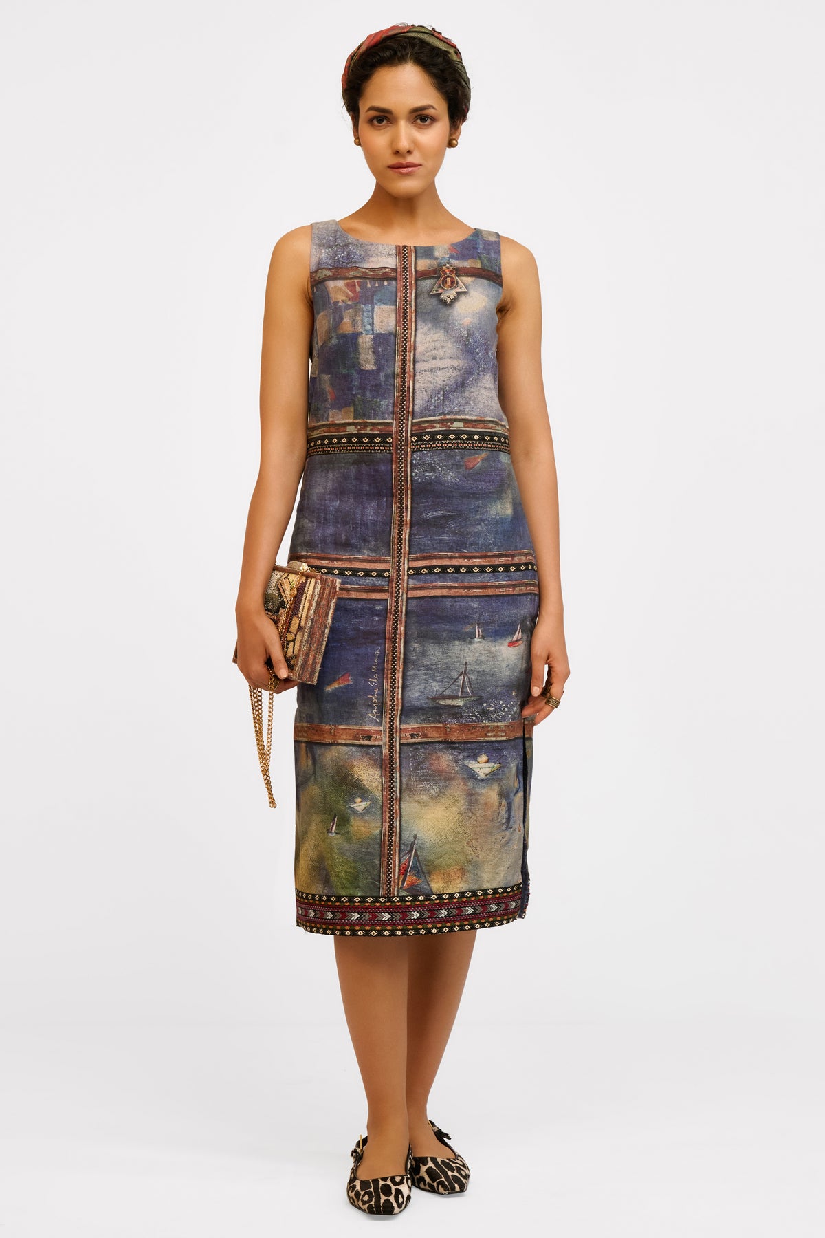 Linen Shift Dress