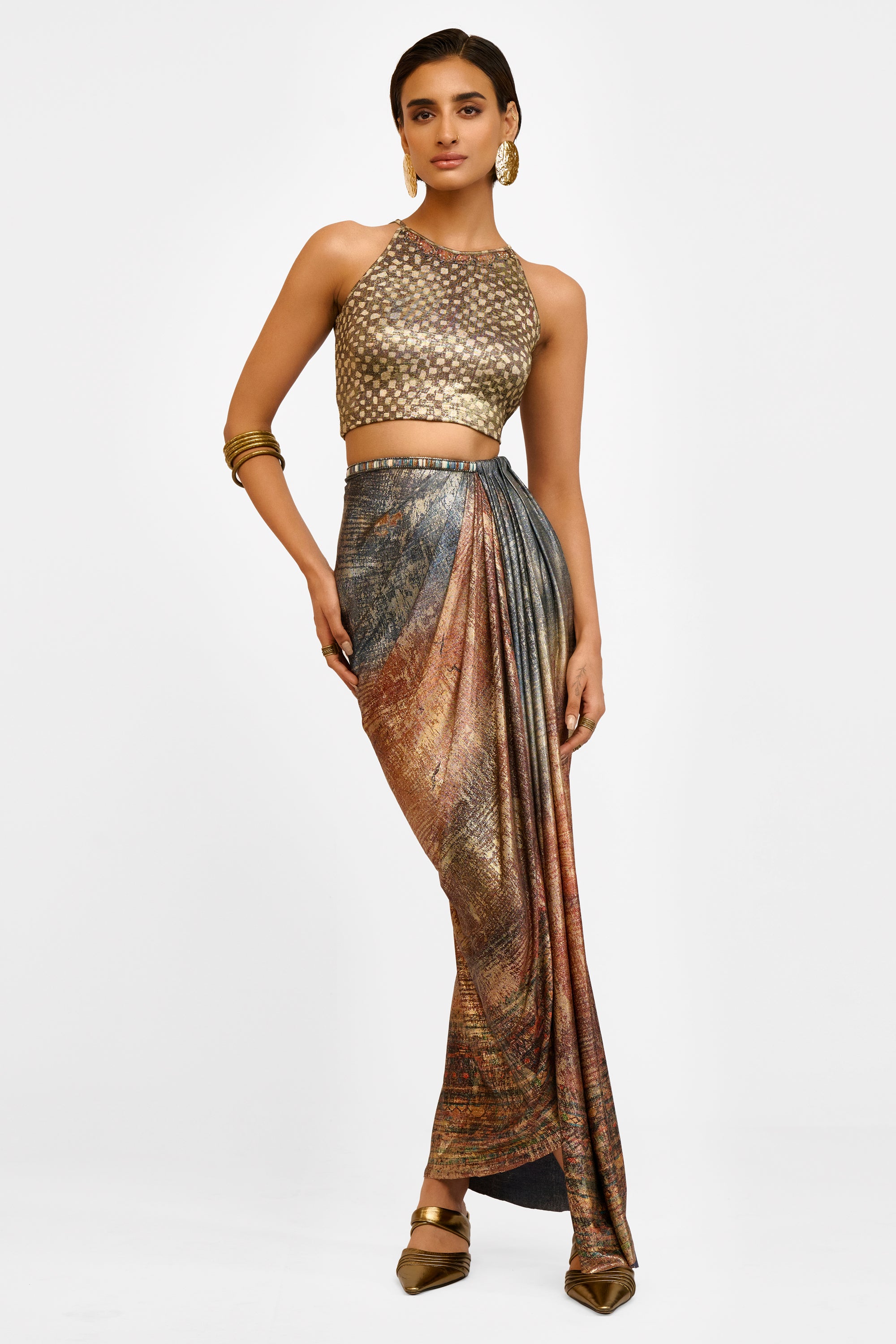 Jersey Halter Neck Top