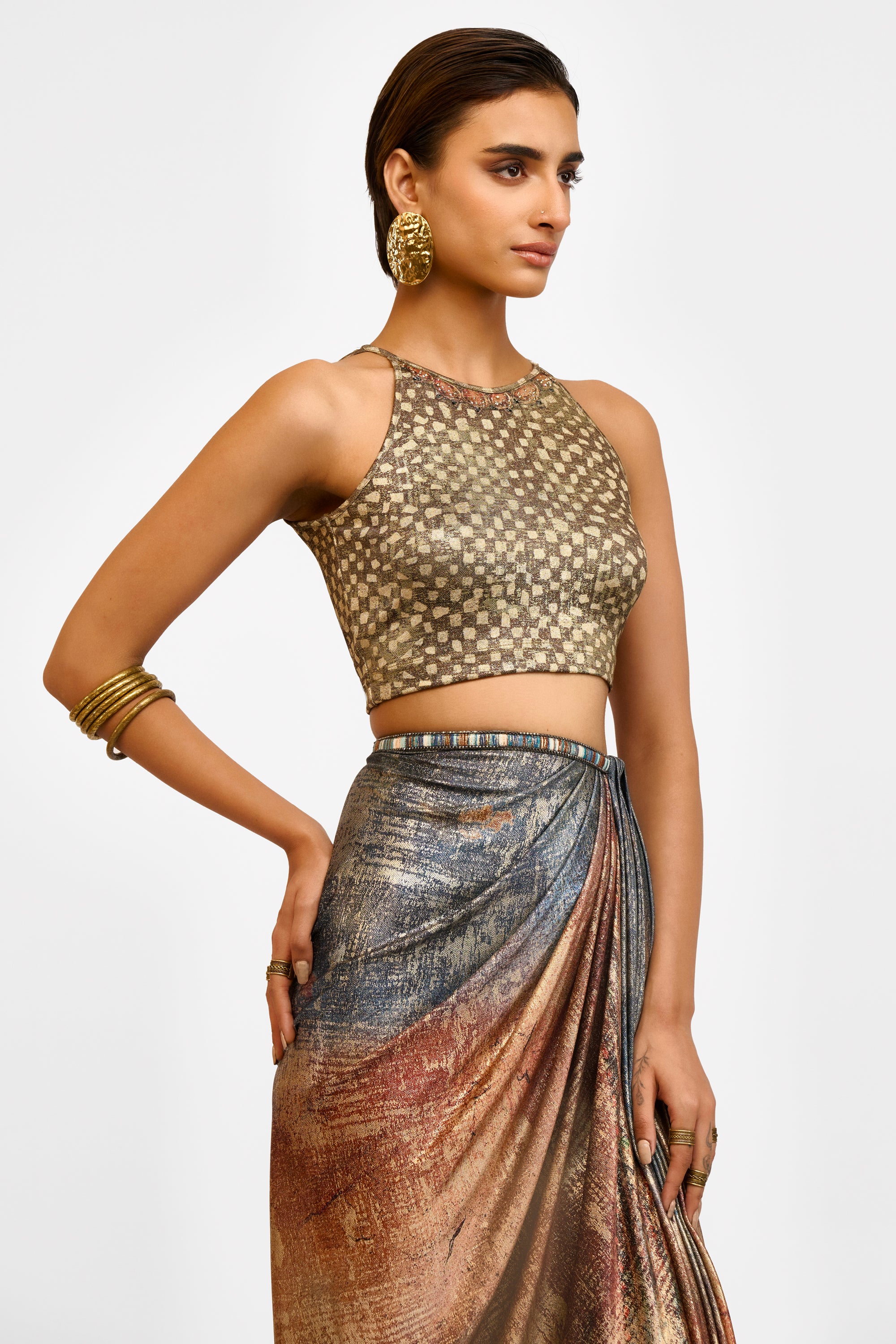 Jersey Halter Neck Top