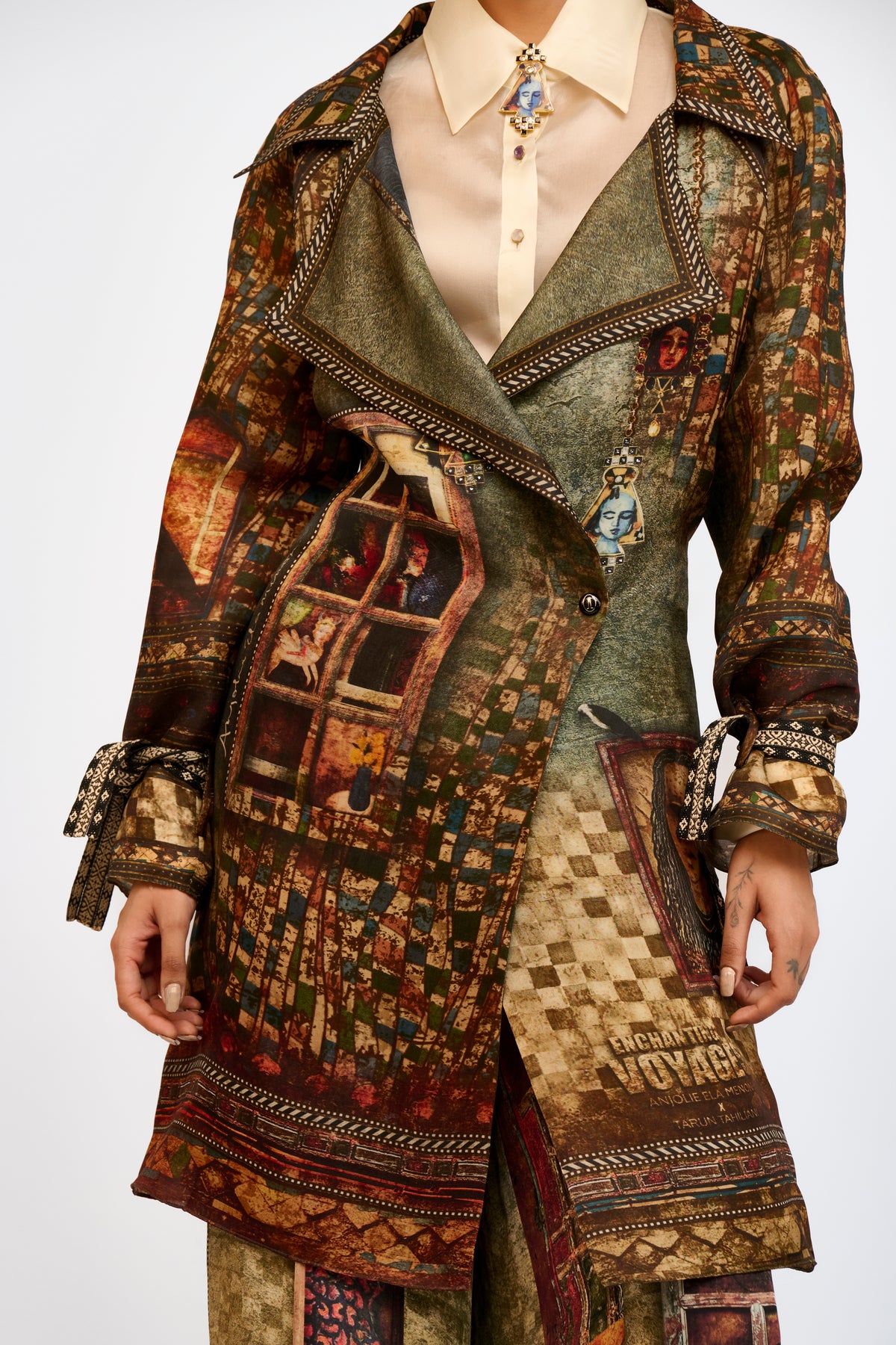 Braided Organza Jacket