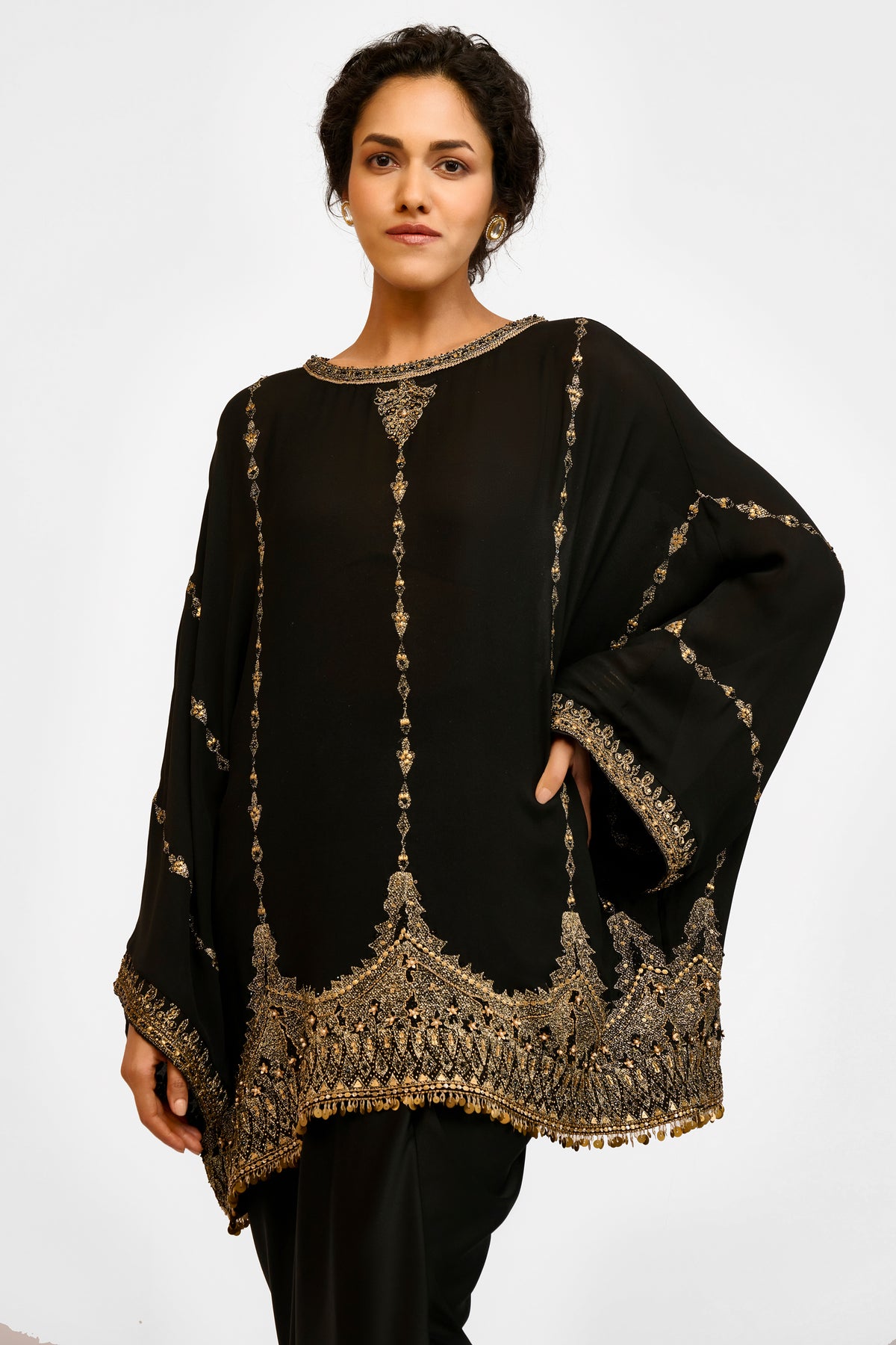 Embroidered Georgette Top