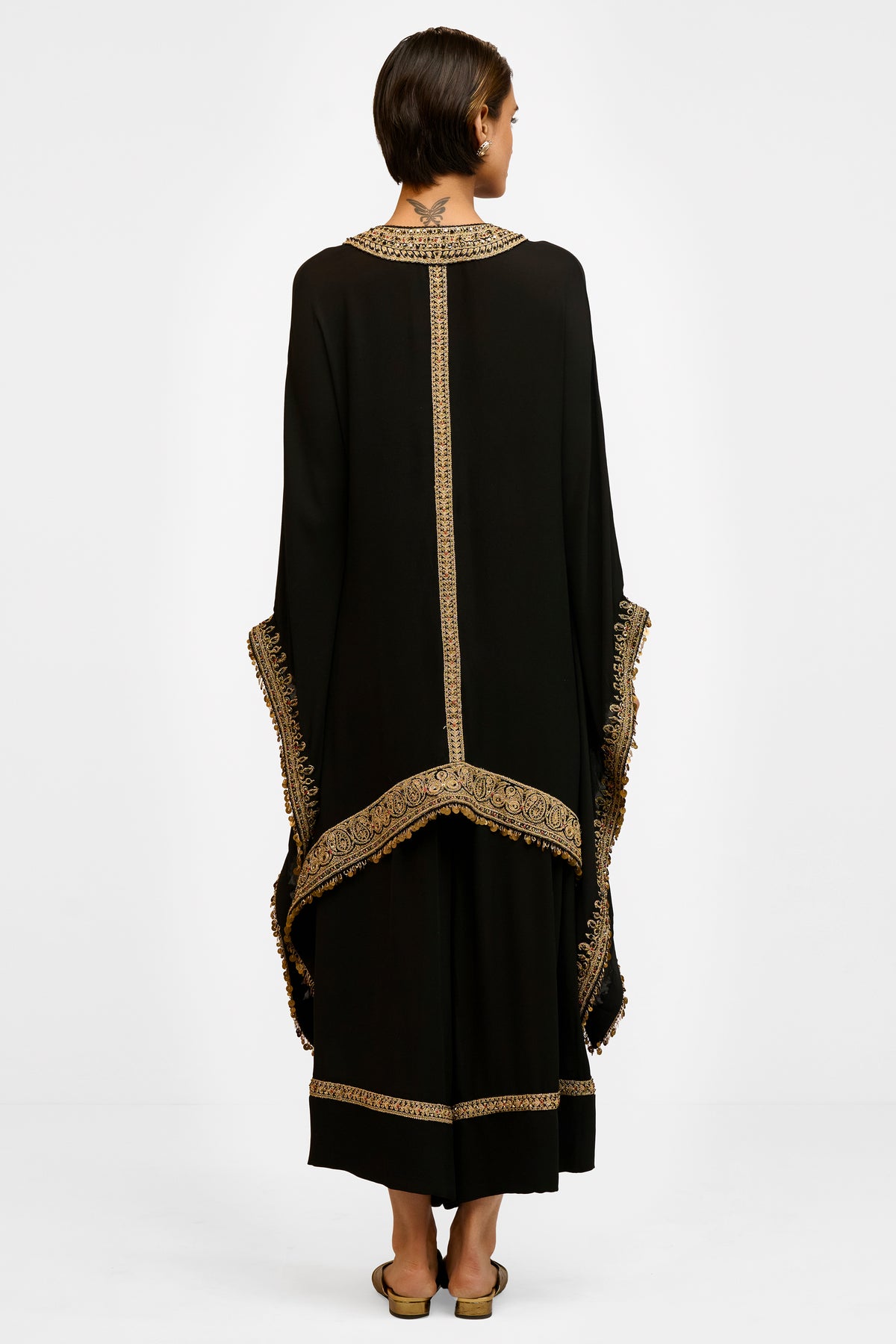Embroidered Silk Georgette Top