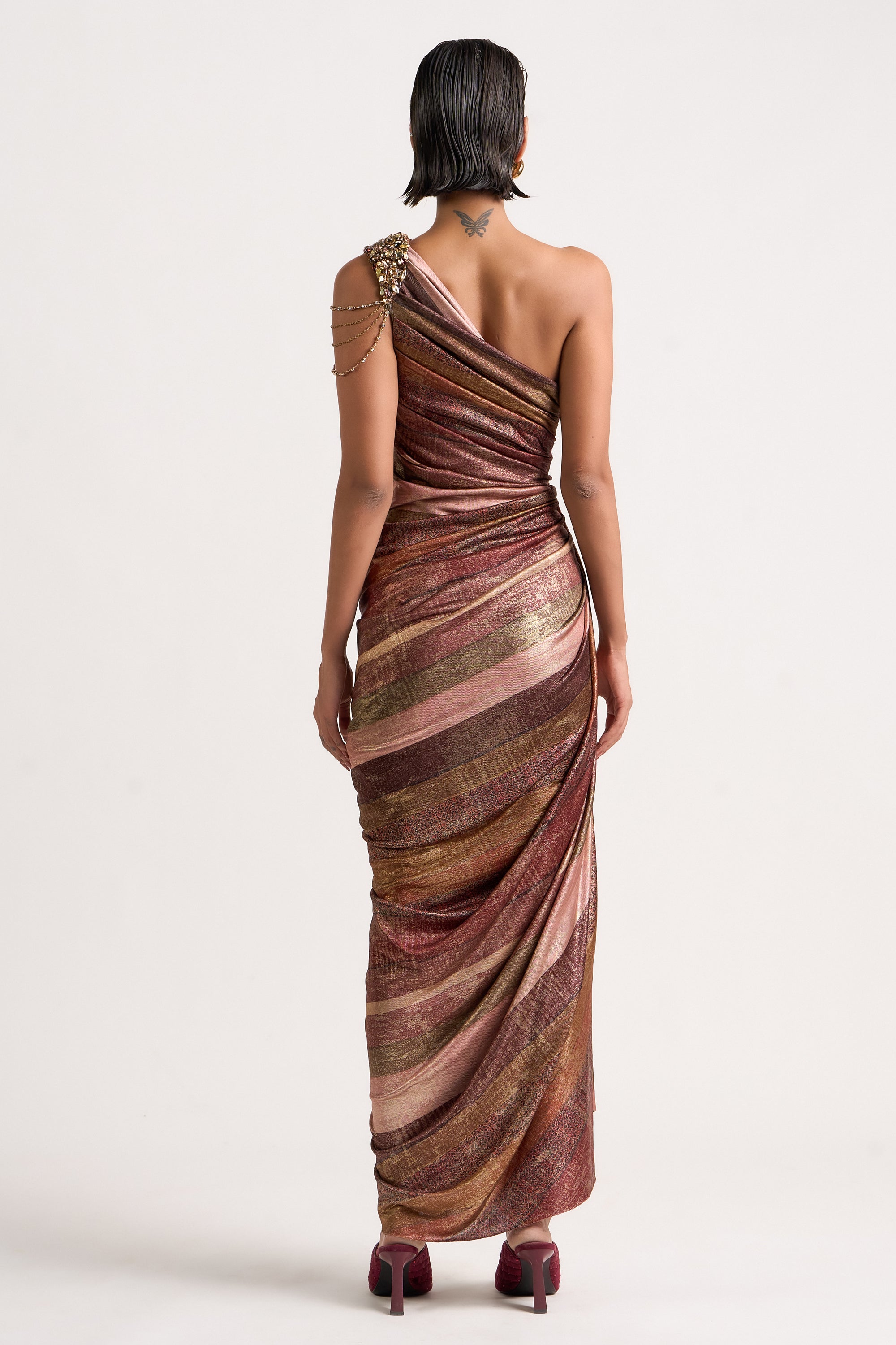Sculpted Drape Dress