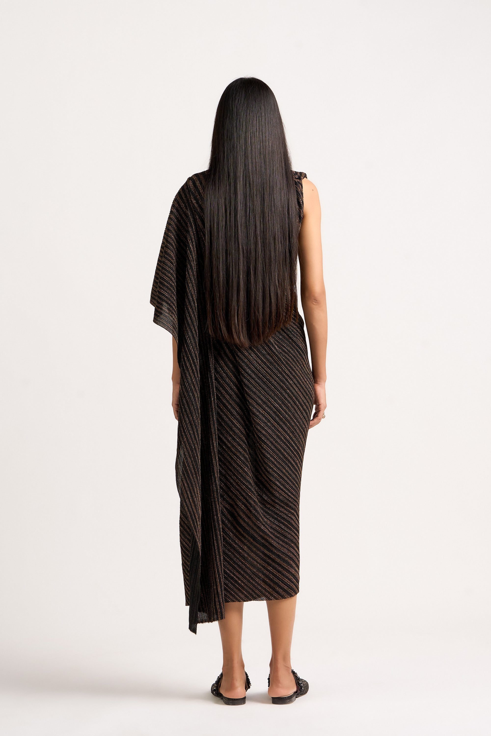 Draped Cocktail Dress