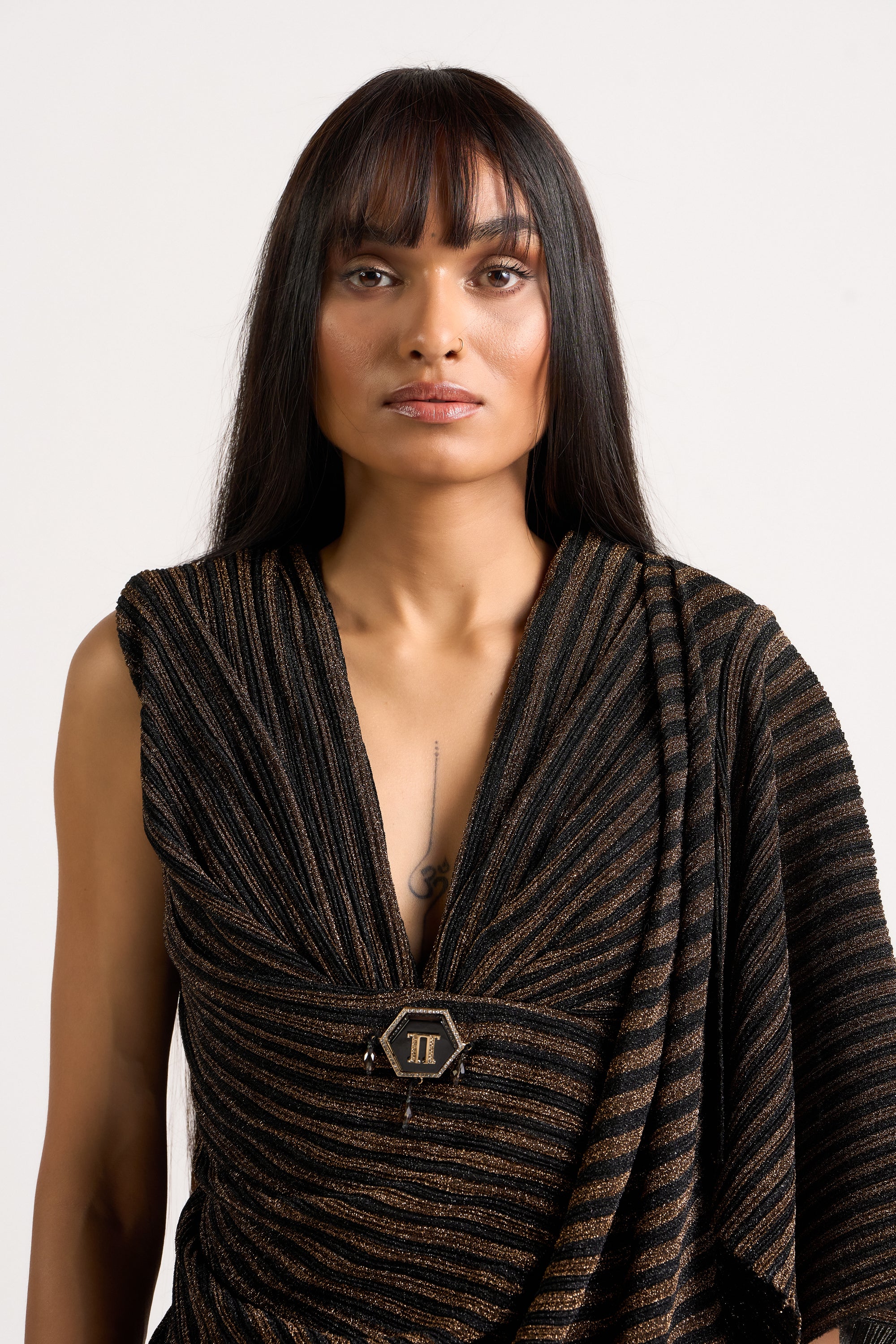 Draped Cocktail Dress