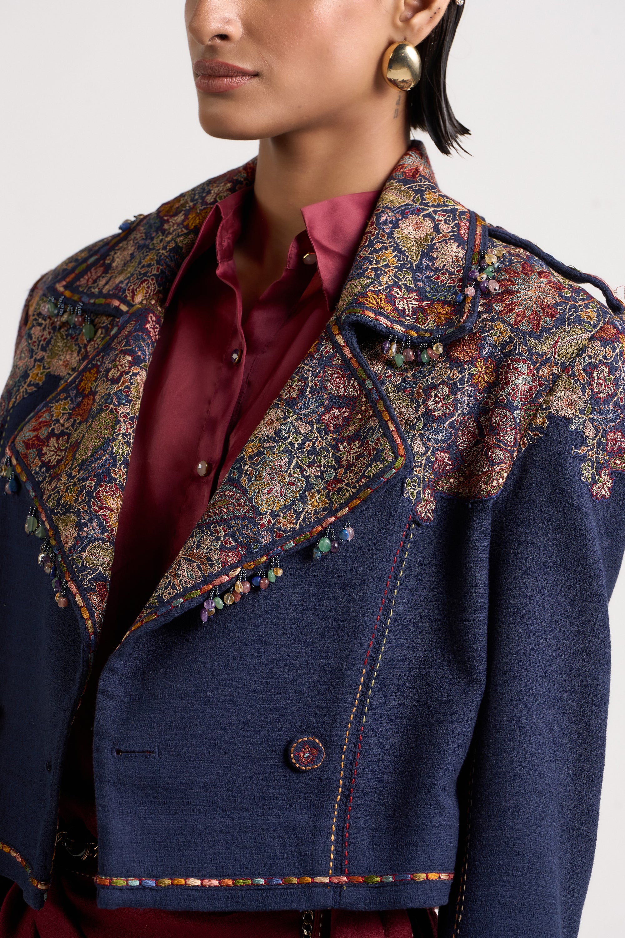 The Double-Breasted Crop Jacket