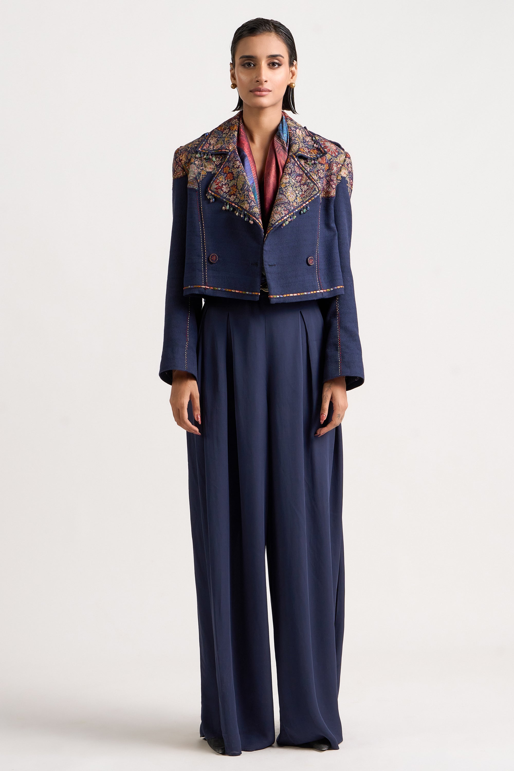 The Double-Breasted Crop Jacket