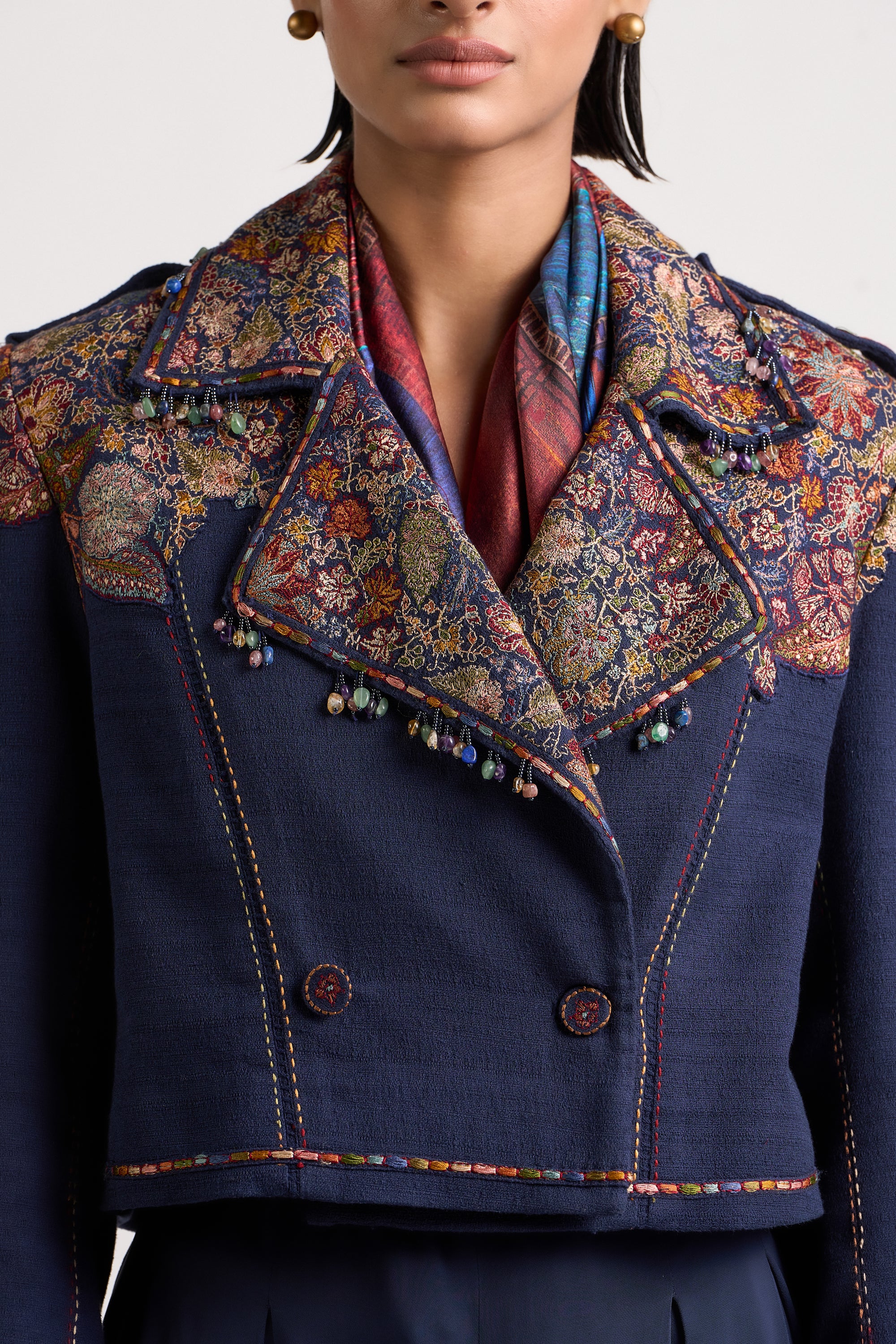 The Double-Breasted Crop Jacket