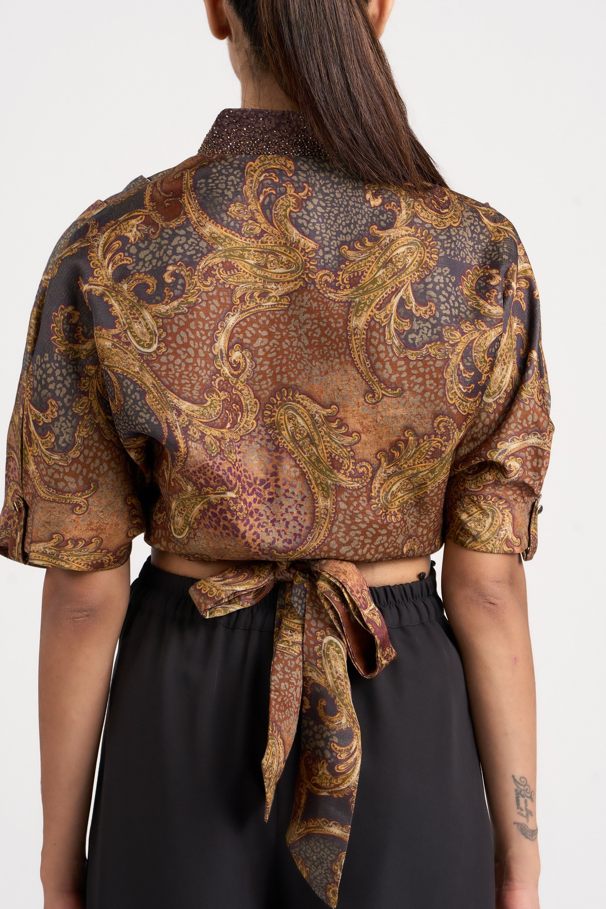 Paisley Wrap Top