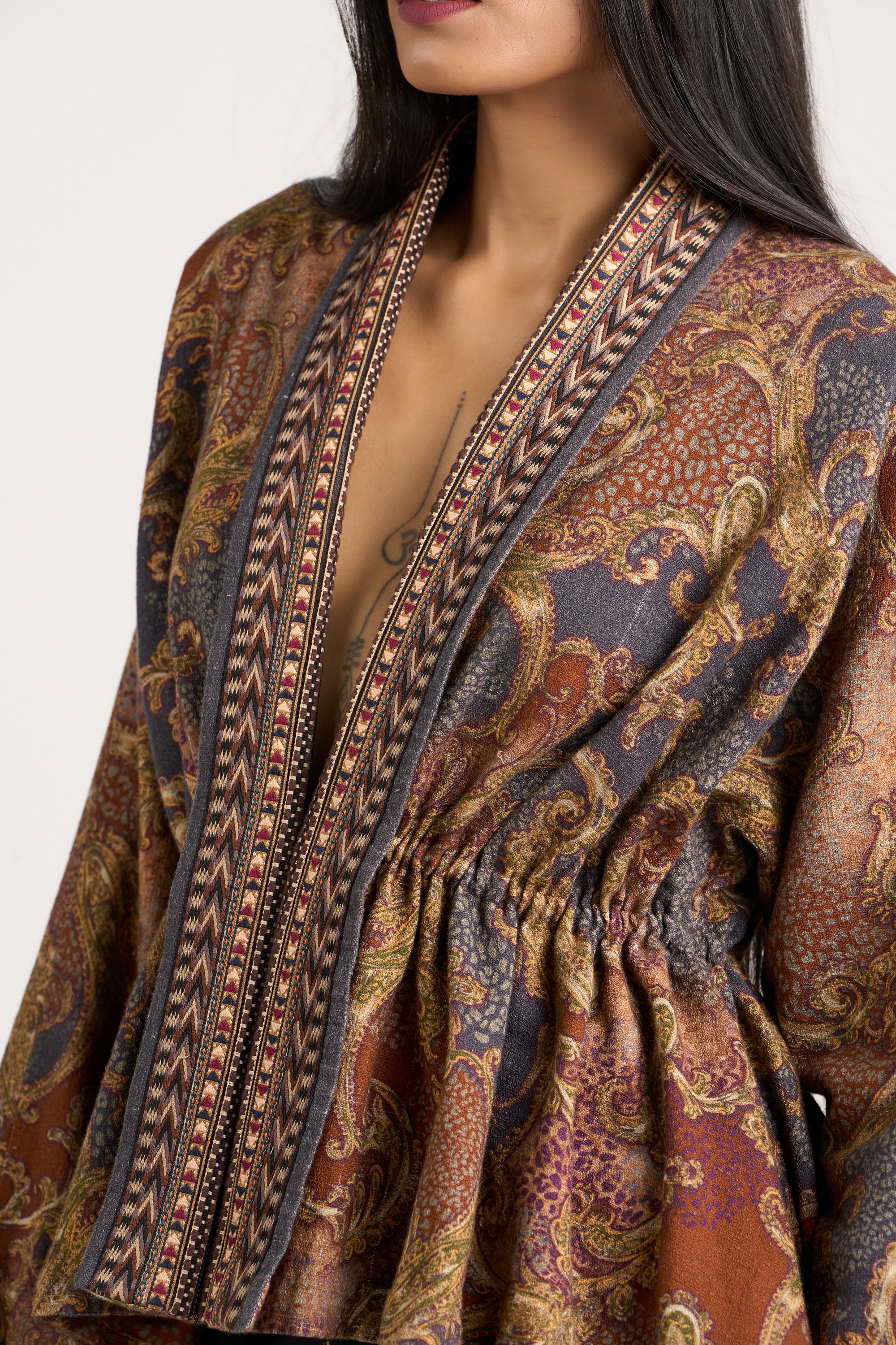 Paisley Kimono Jacket