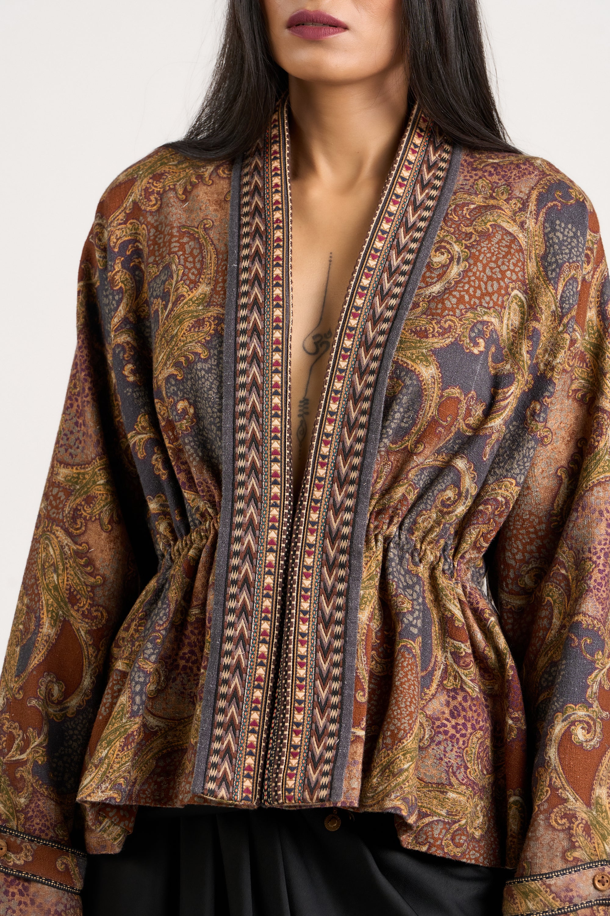 Paisley Kimono Jacket
