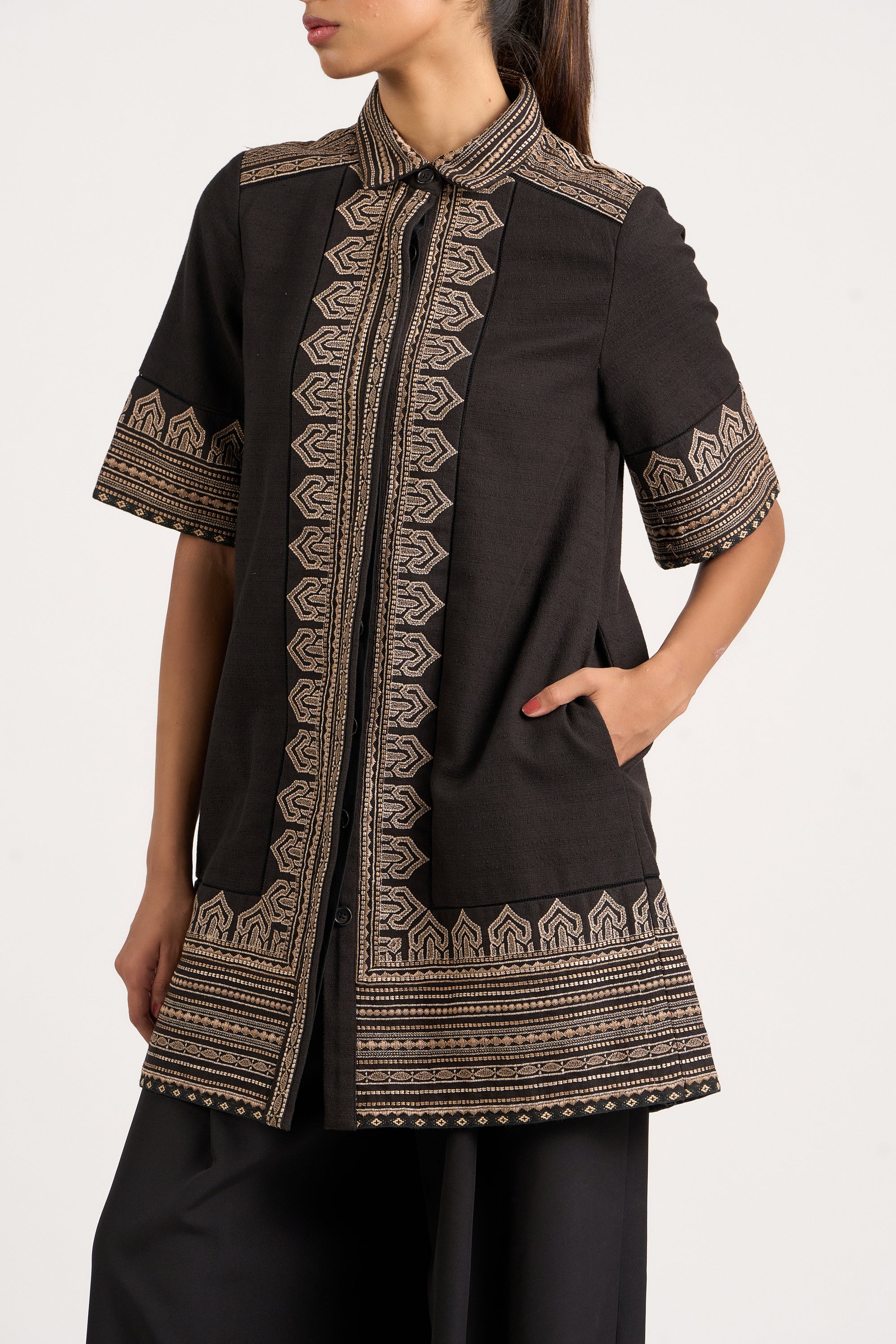 Tribal Shirt Dress