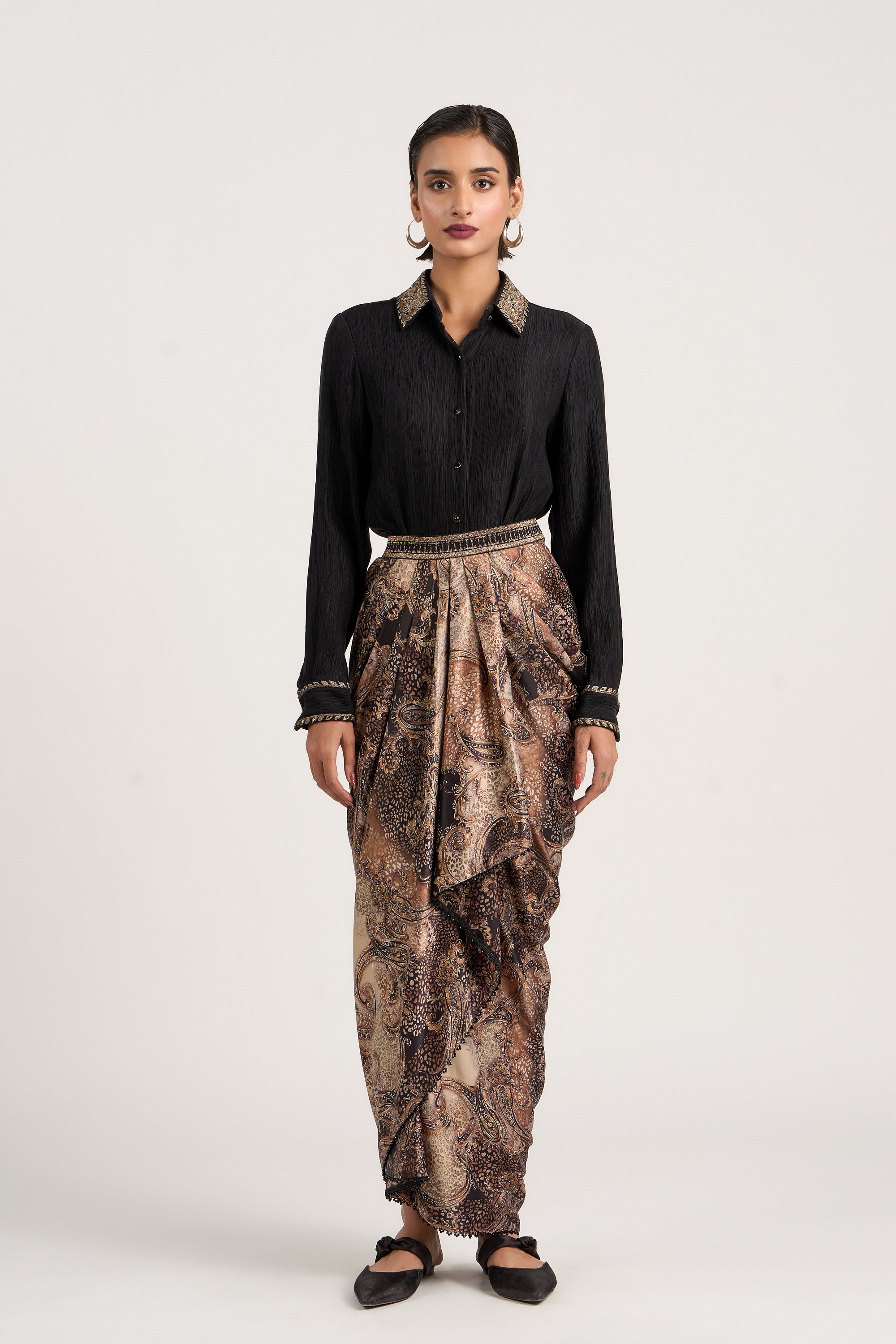 Embroidered Evening Shirt