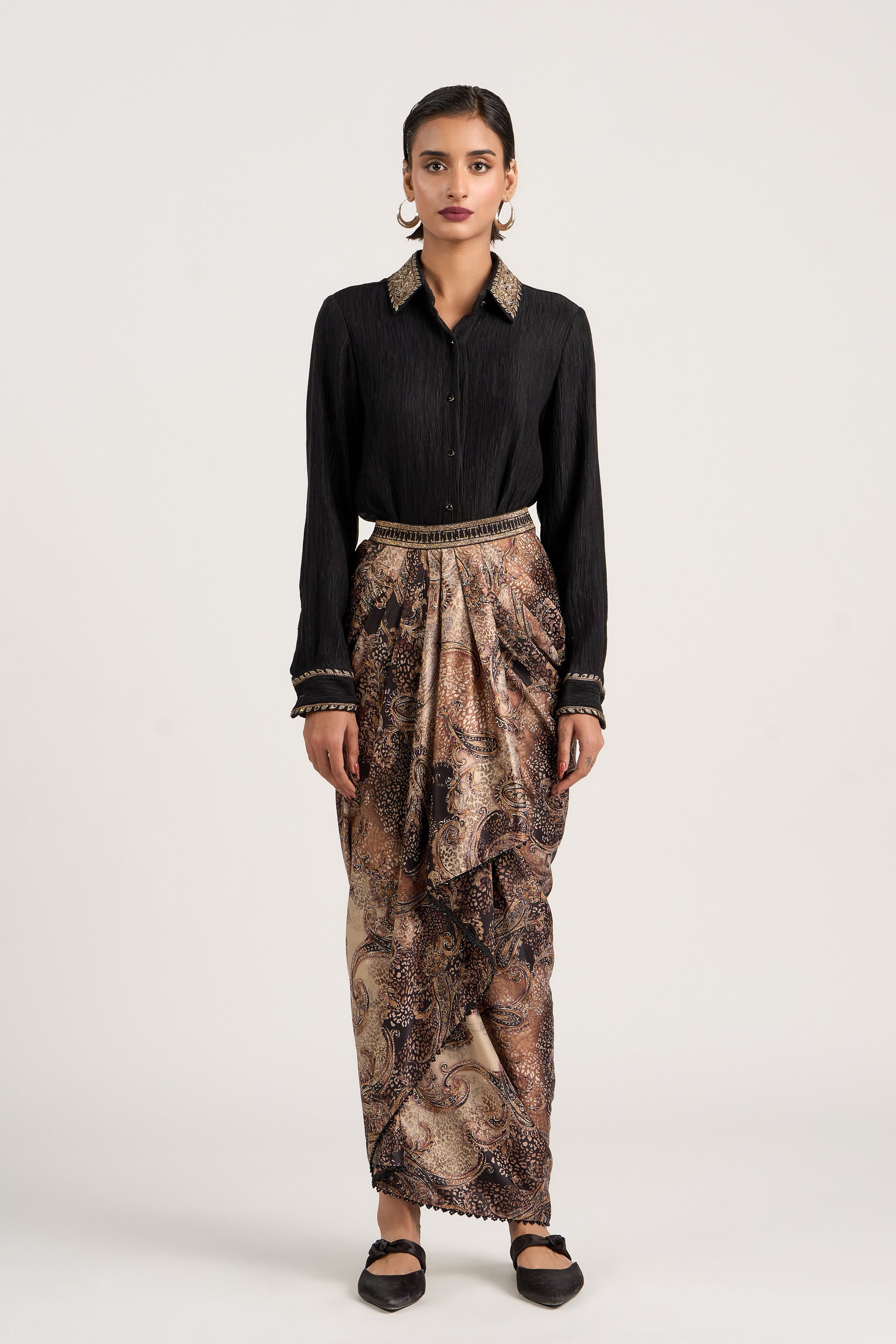 Embroidered Evening Shirt