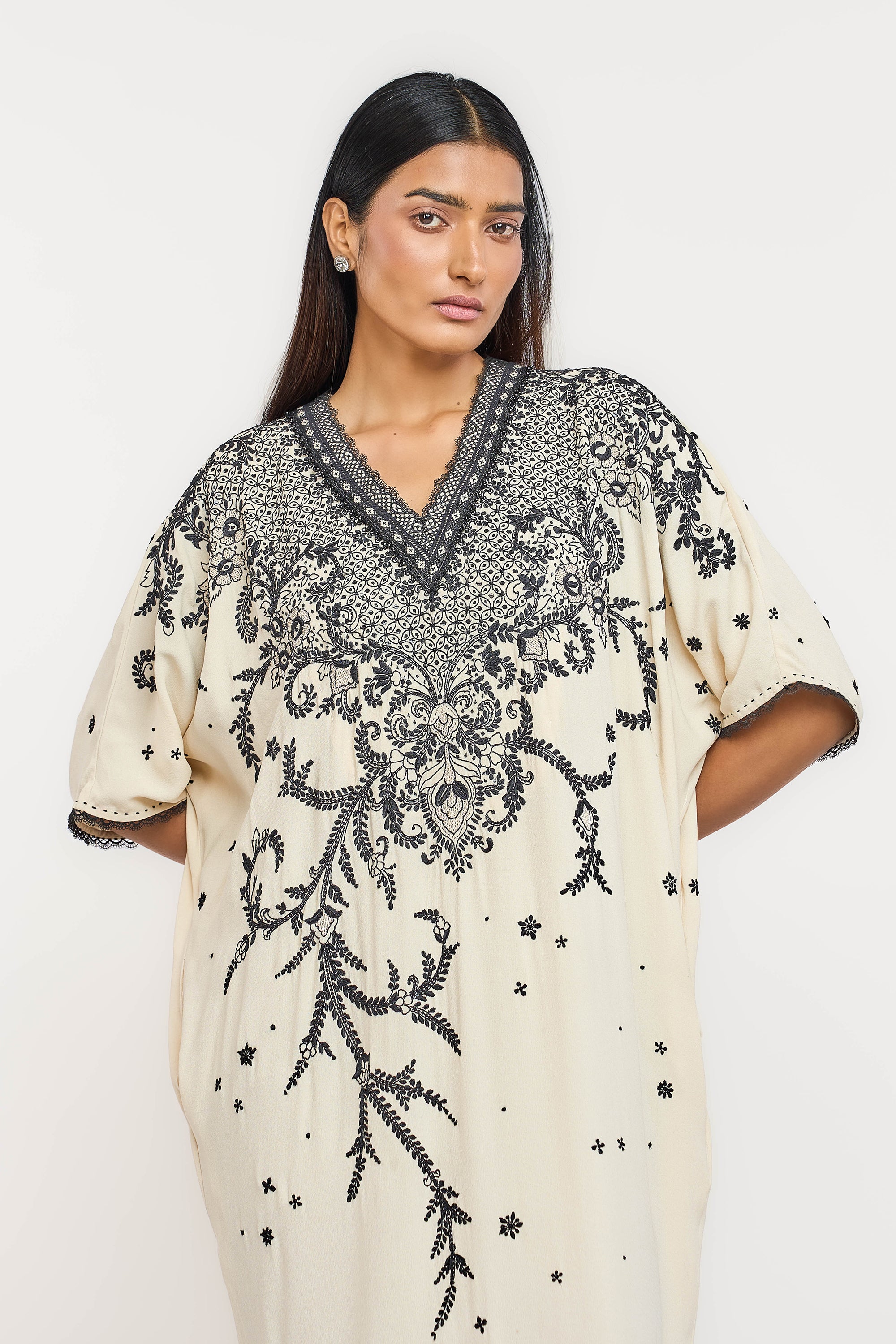 Chikan Evening Dress