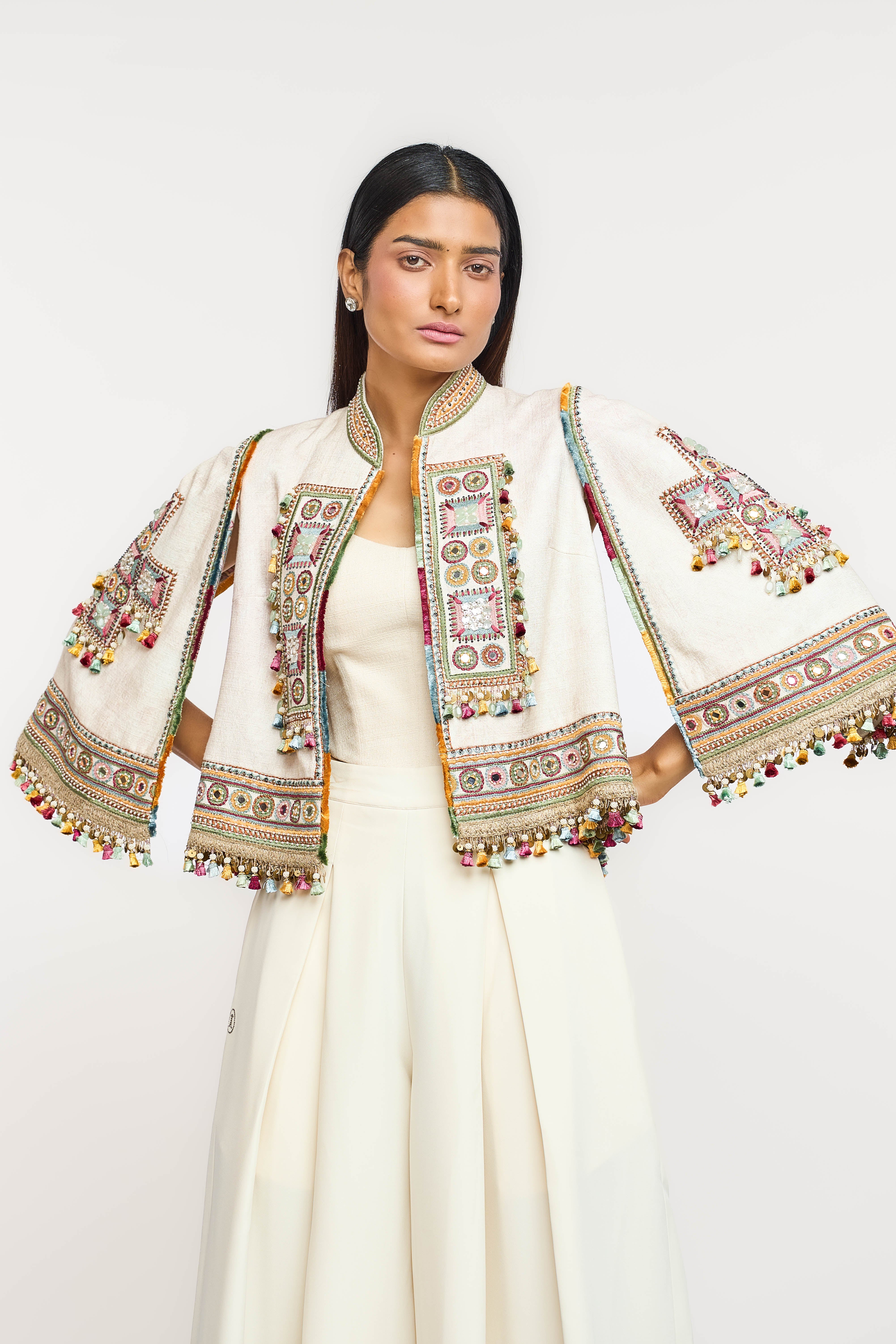 Rabari Mirrorwork Cape