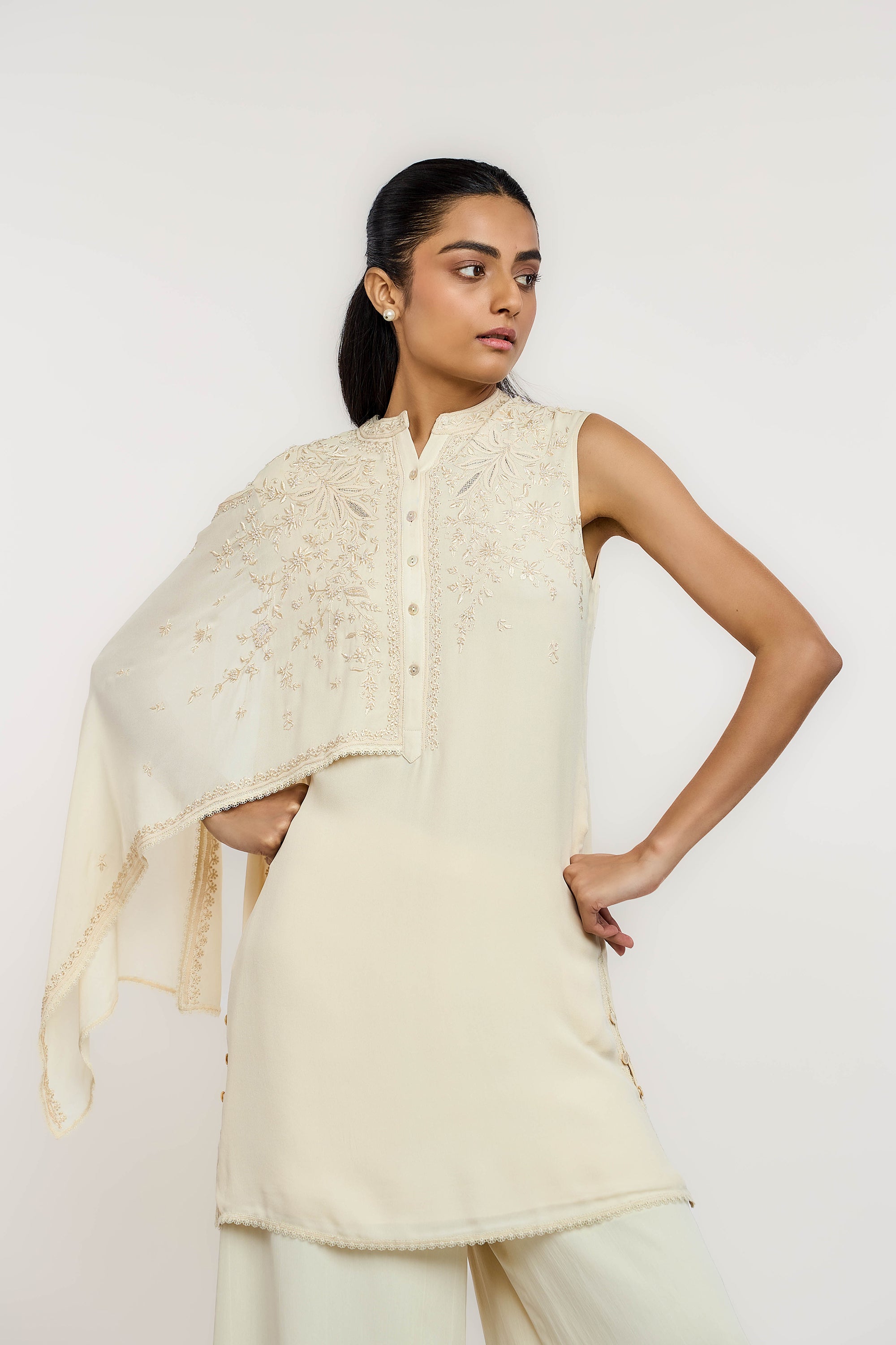 Chikan Layered Tunic