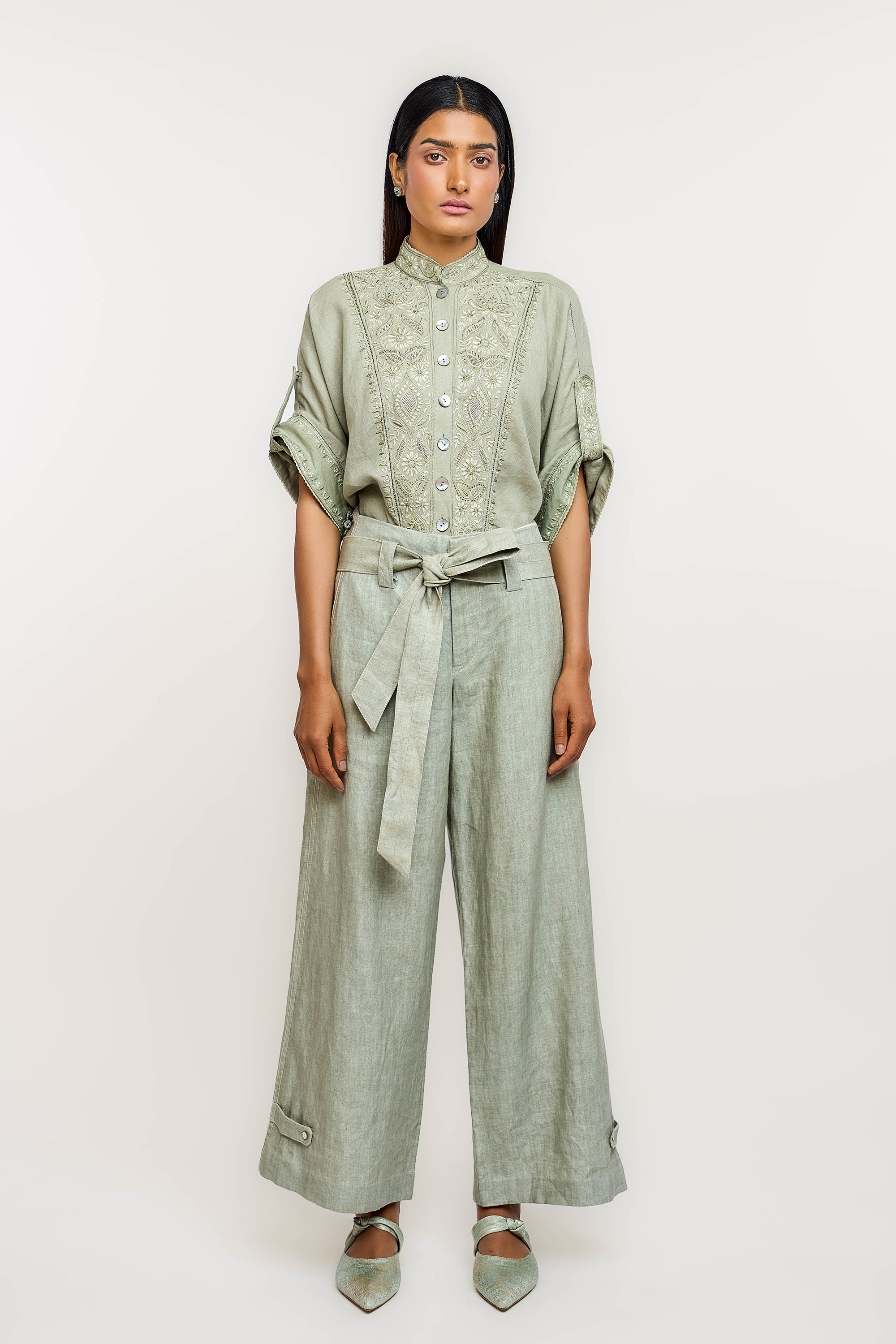 Chikan Asymmetrical Shirt