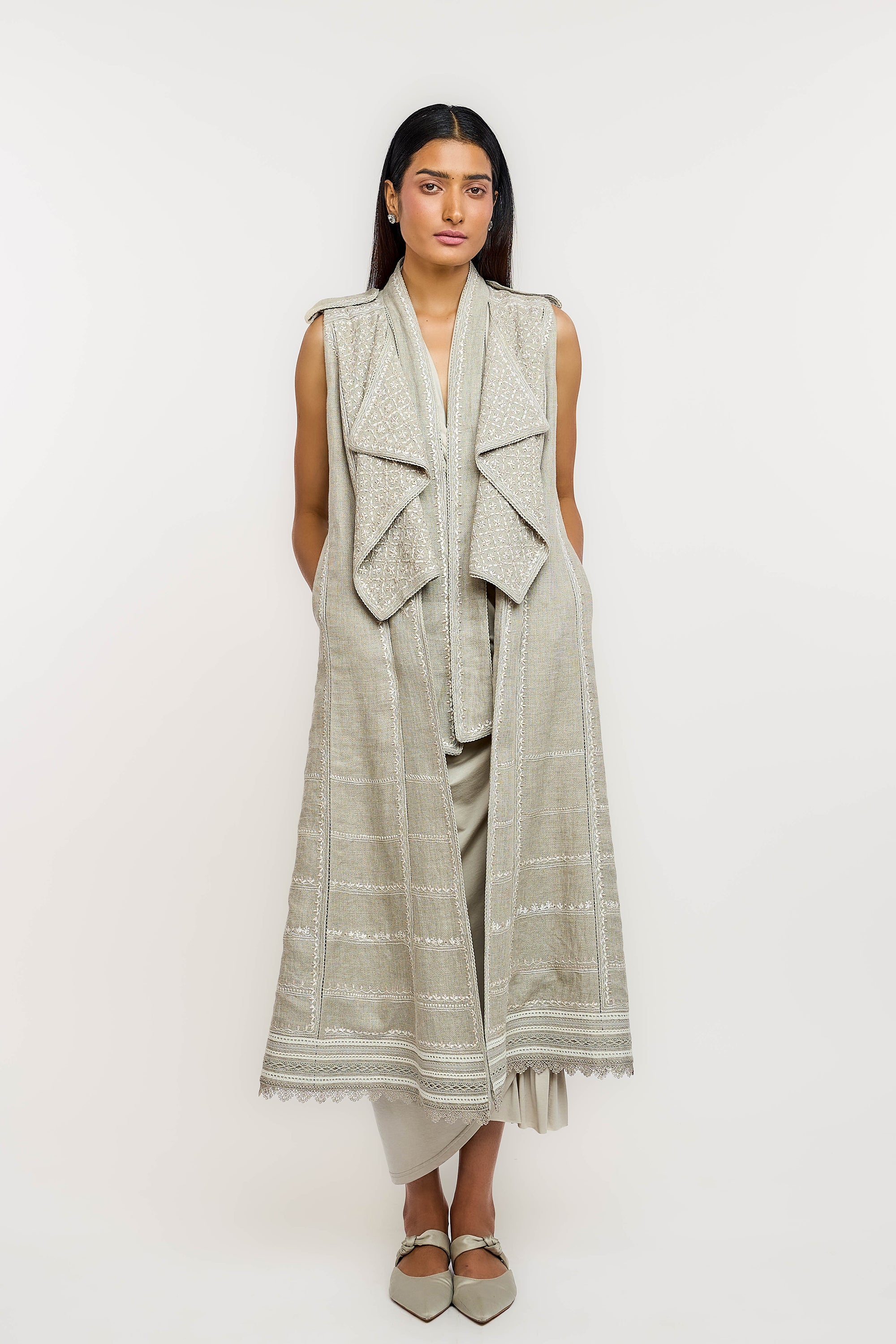 Chikan Day Coat
