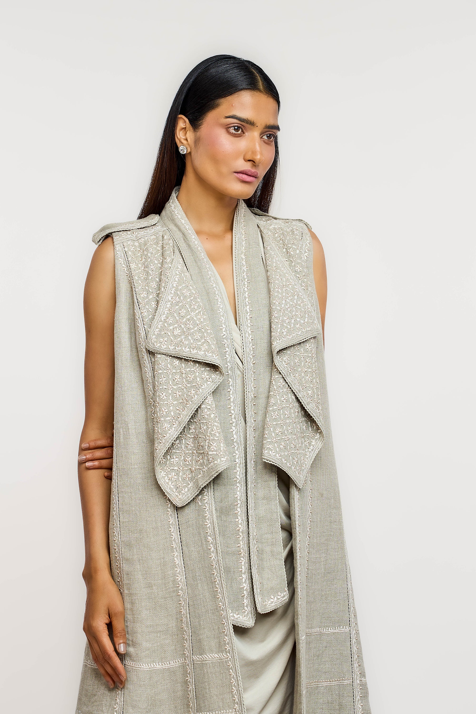 Chikan Day Coat
