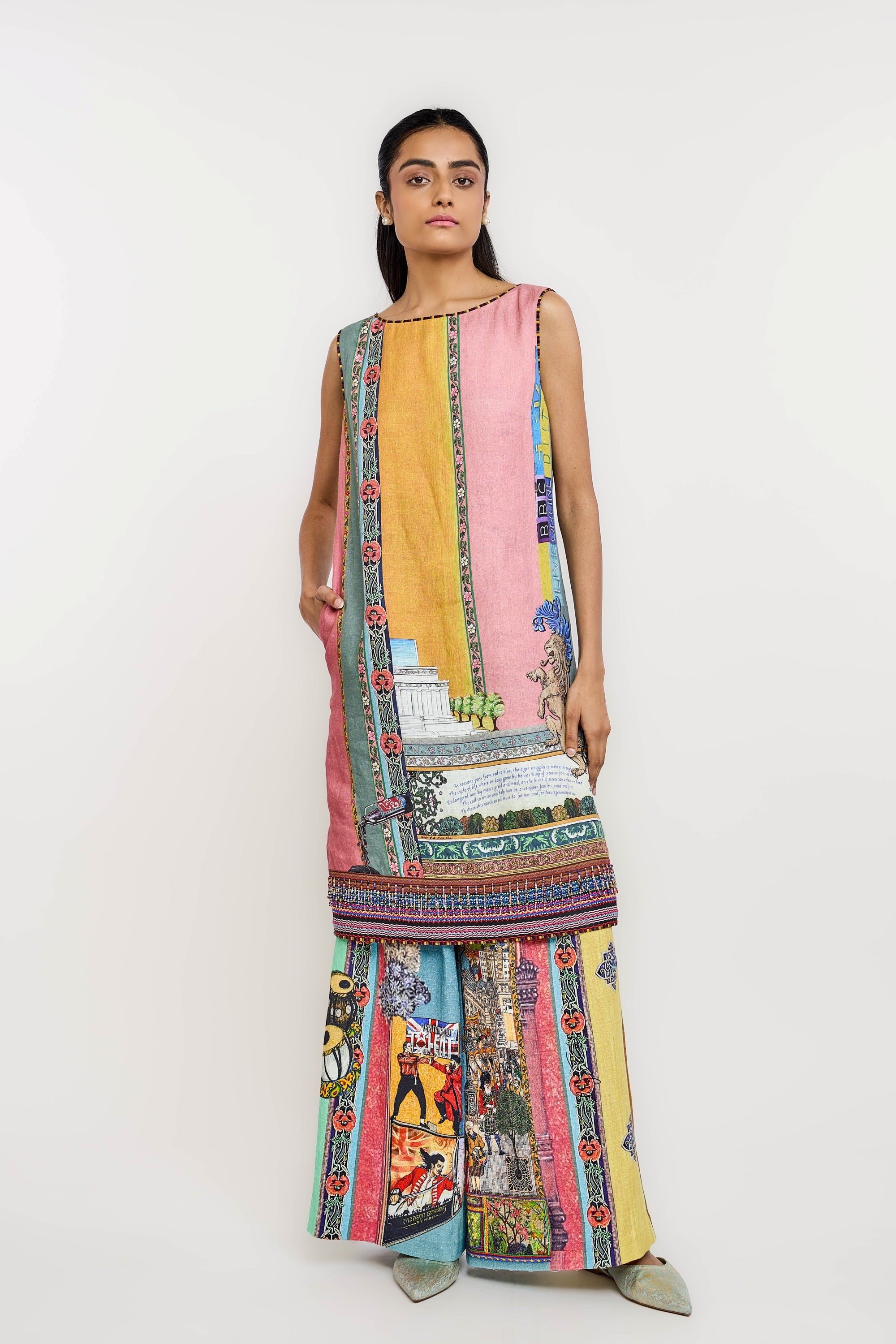 Art Tie-Up Trousers