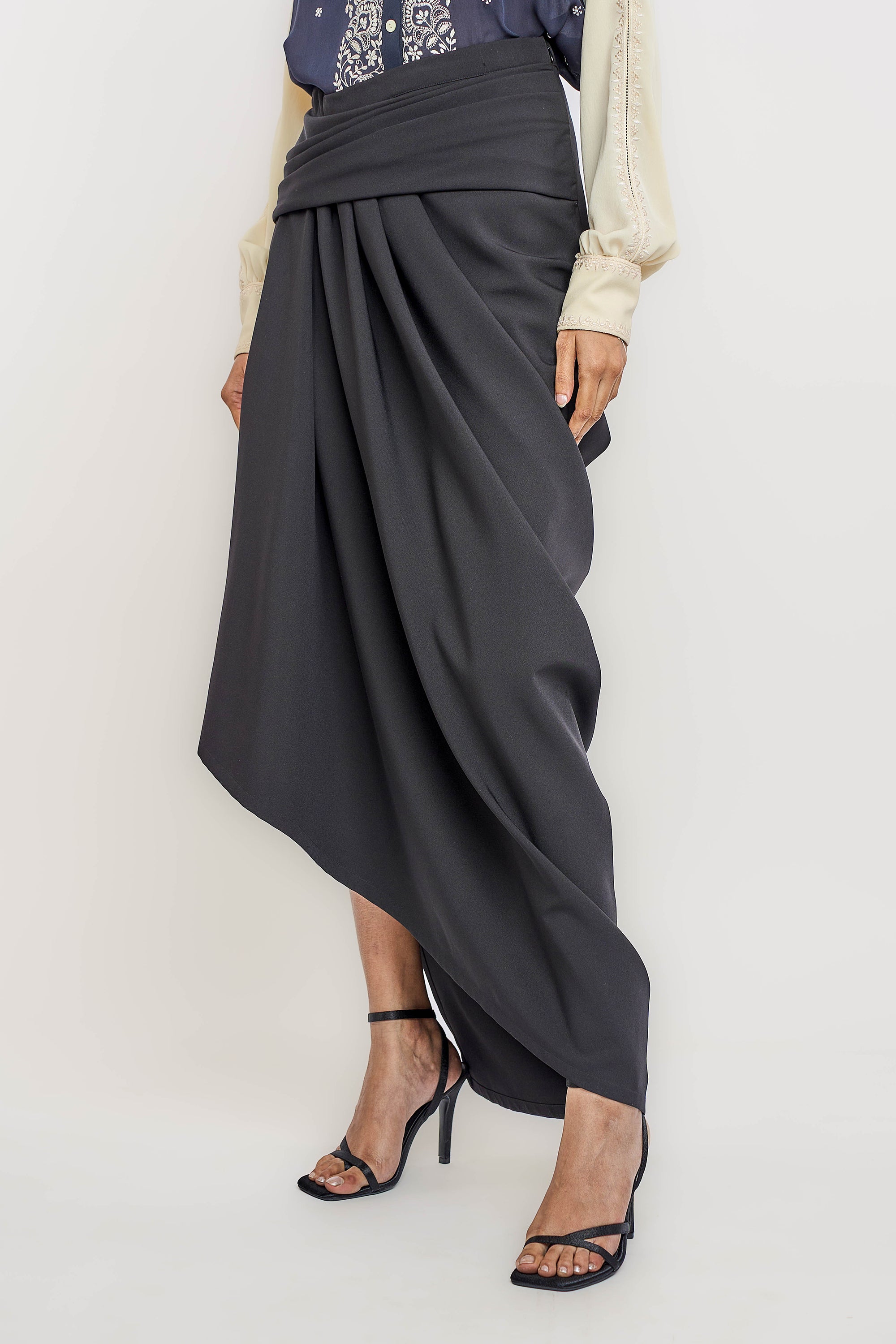 Asymmetrical Drape Skirt