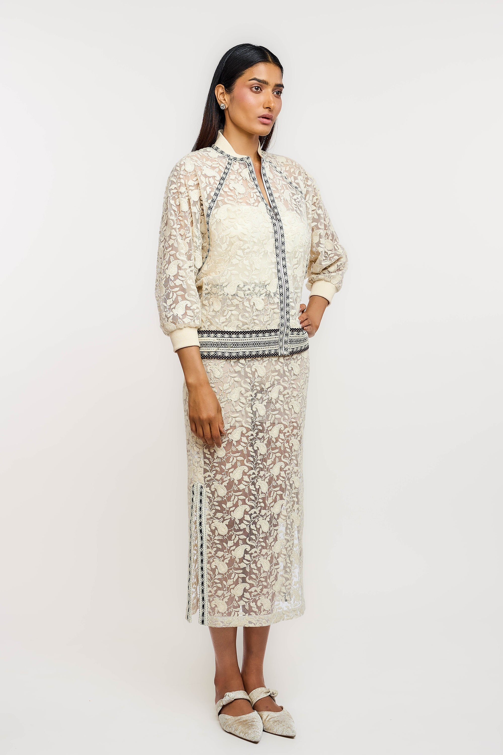 Embroidered Bomber Jacket