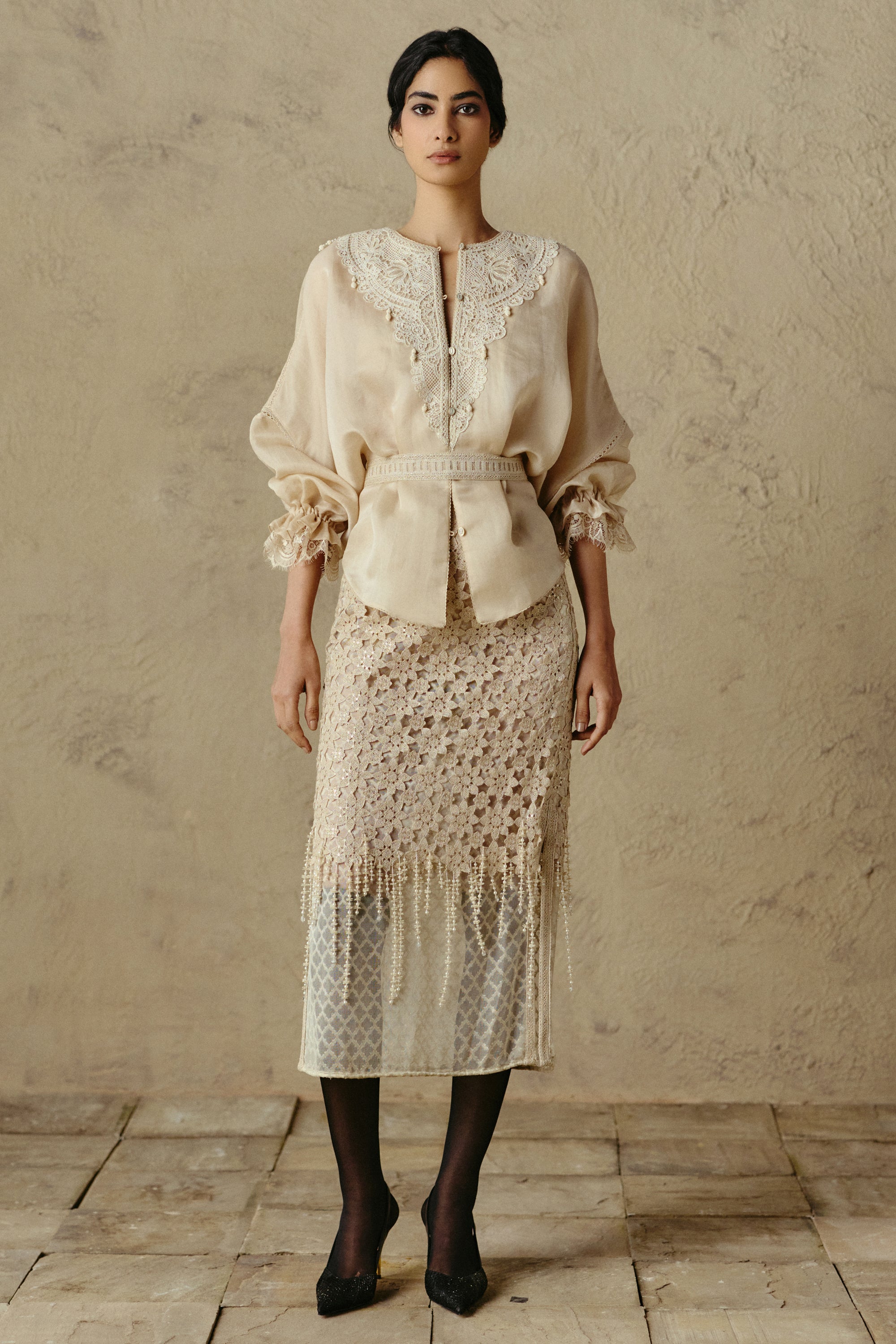 Tassel Kimono Top