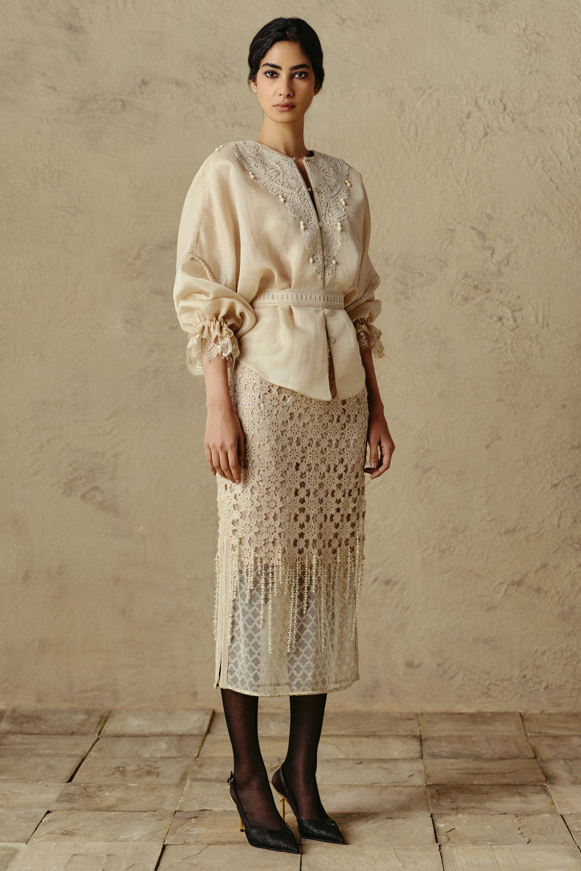Tassel Kimono Top