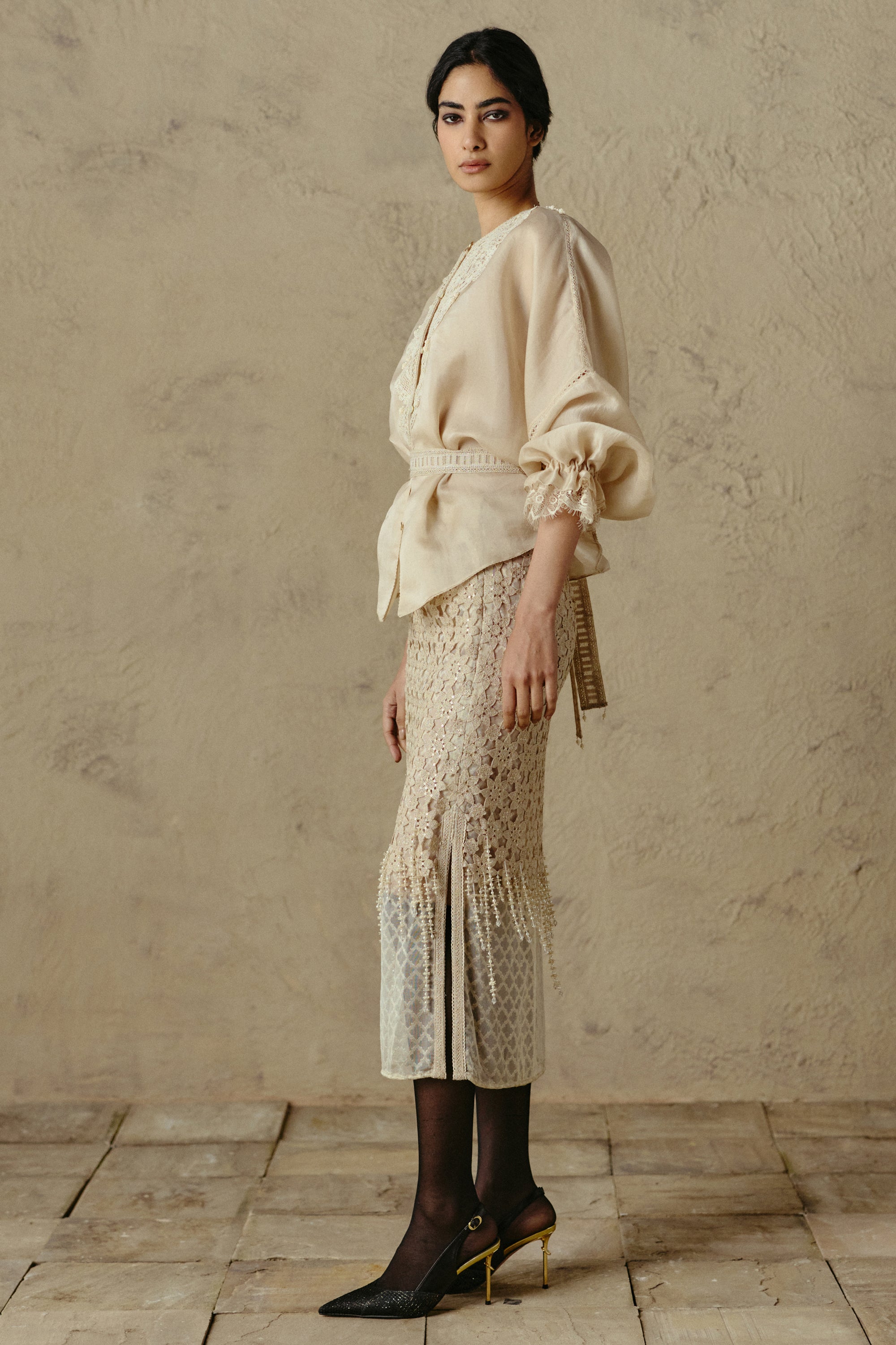 Tassel Kimono Top