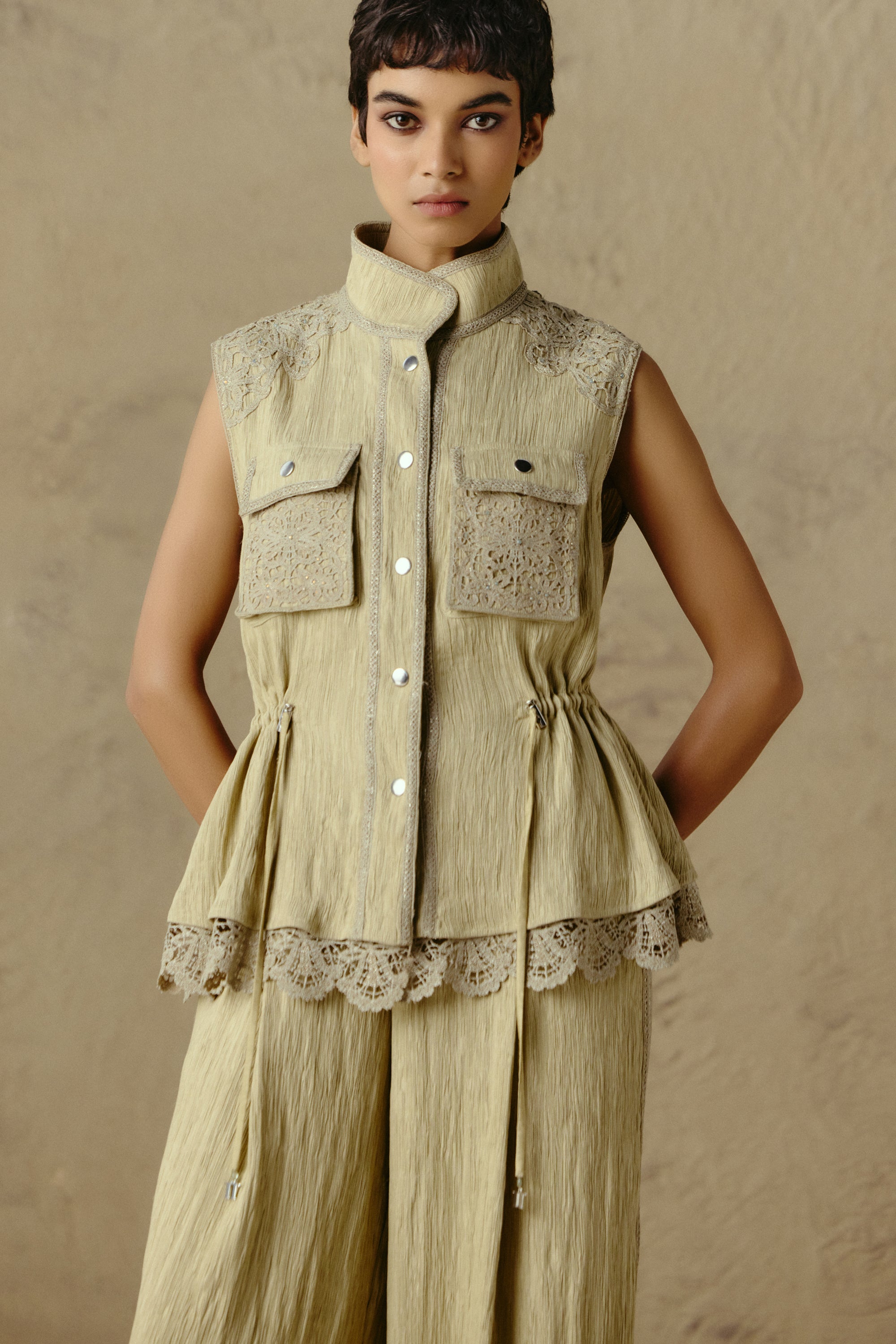 Voyager Lace Safari Jacket