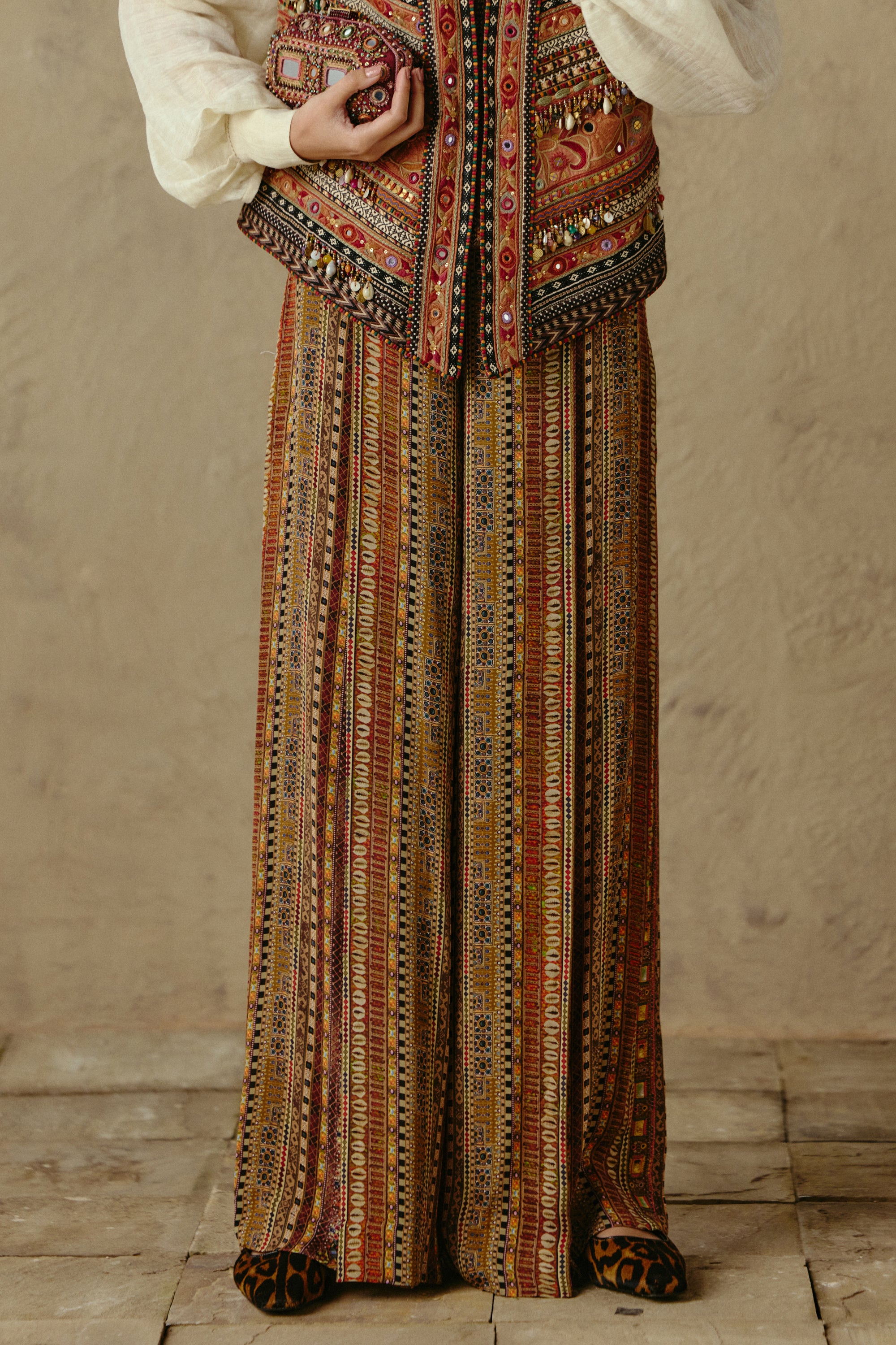Rabari Pleated Trousers